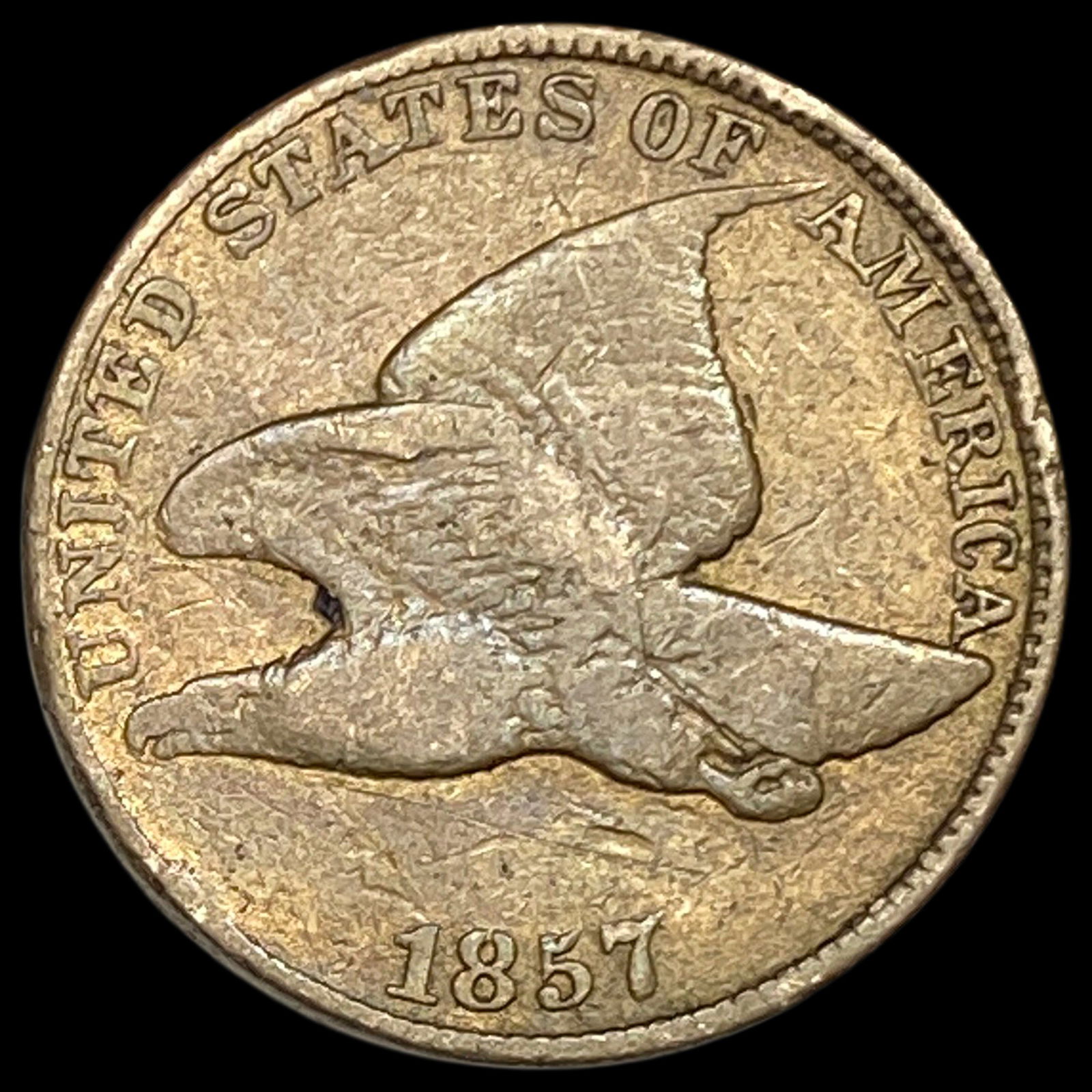 1857 Flying Eagle Cent LIGHTLY CIRCULATED: 1857 Flying Eagle Cent LIGHTLY CIRCULATED