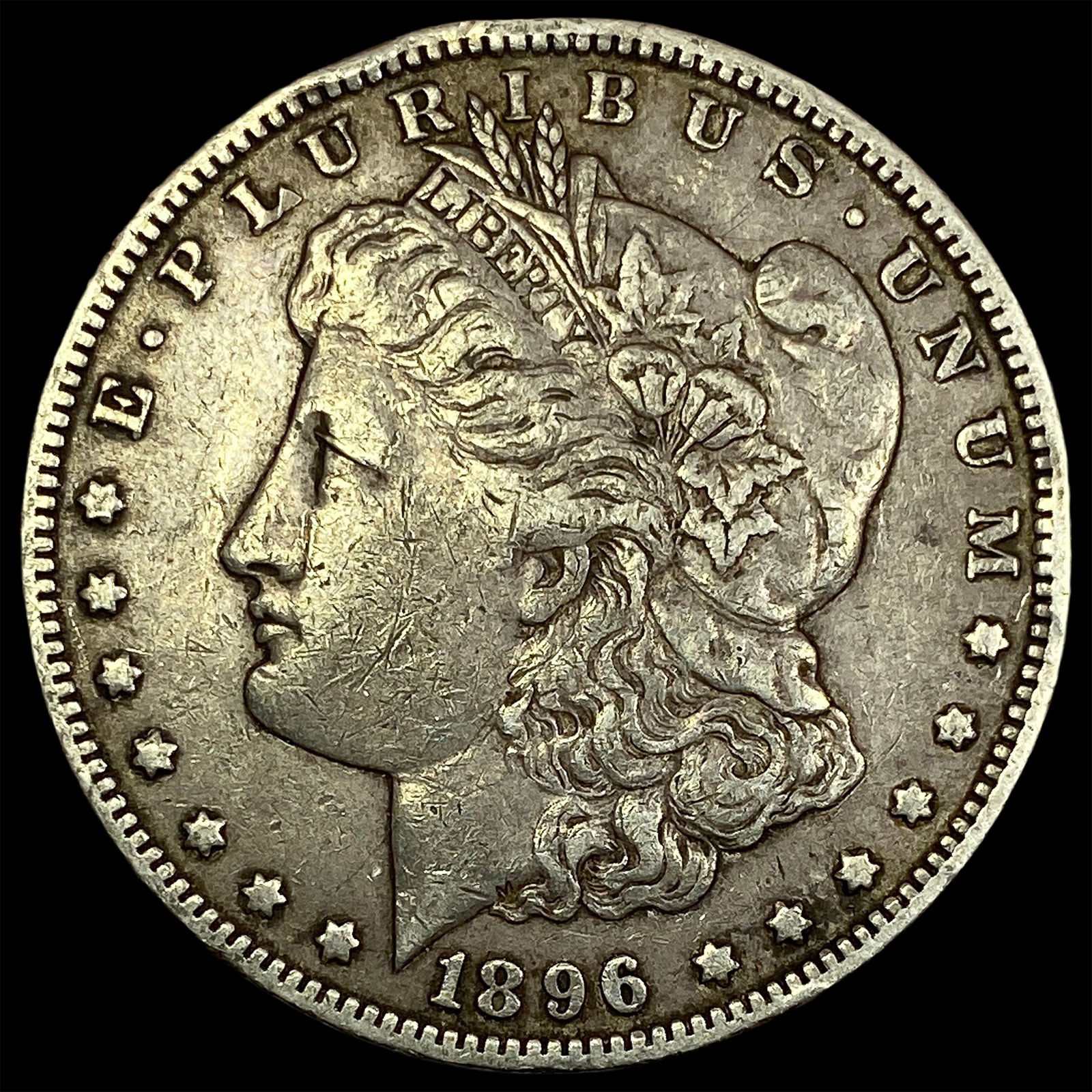 1896-O Silver Morgan Dollar NEARLY UNCIRCULATED: 1896-O Silver Morgan Dollar NEARLY UNCIRCULATED