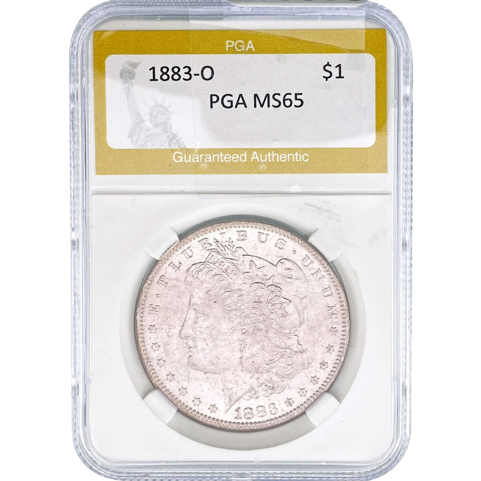 1883-O Morgan Silver Dollar PGA MS65: 1883-O Morgan Silver Dollar PGA MS65