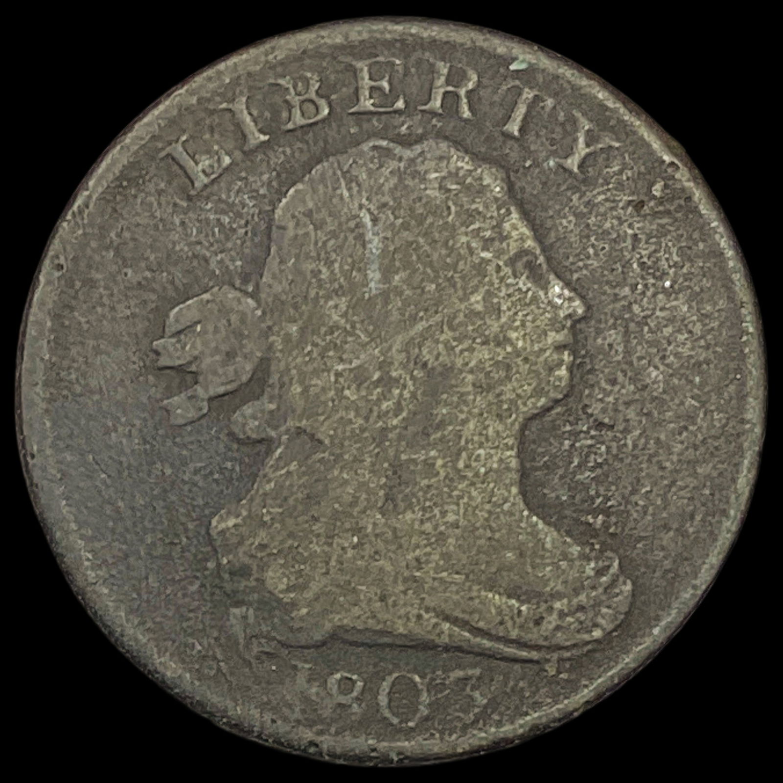 1803 Draped Bust Half Cent NICELY CIRCULATED (1 of 2)