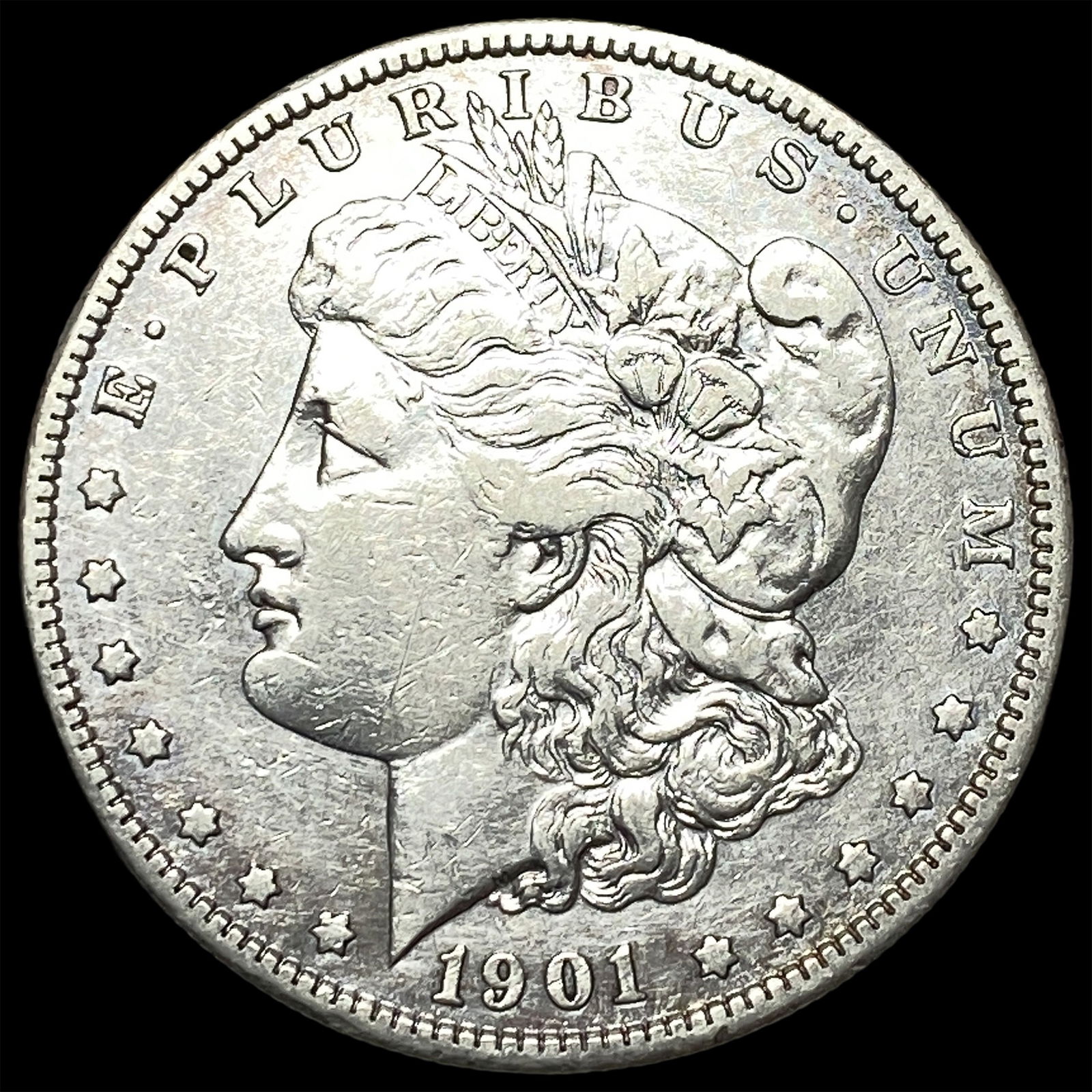 1901-S Silver Morgan Dollar CLOSELY UNCIRCULATED: 1901-S Silver Morgan Dollar CLOSELY UNCIRCULATED
