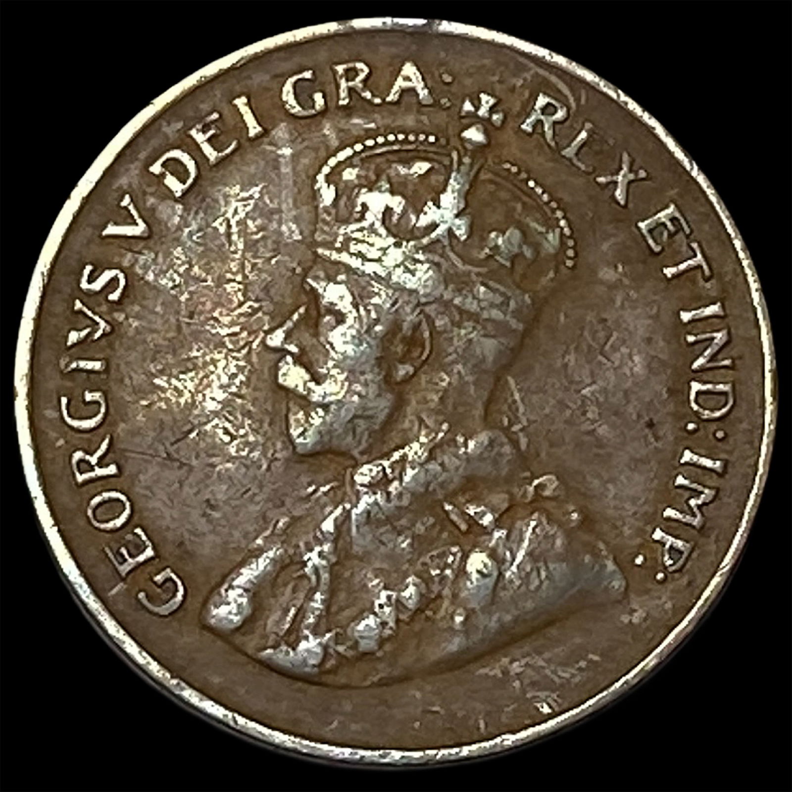 1925 Canada Bronze One Cent NICELY CIRCULATED: 1925 Canada Bronze One Cent NICELY CIRCULATED