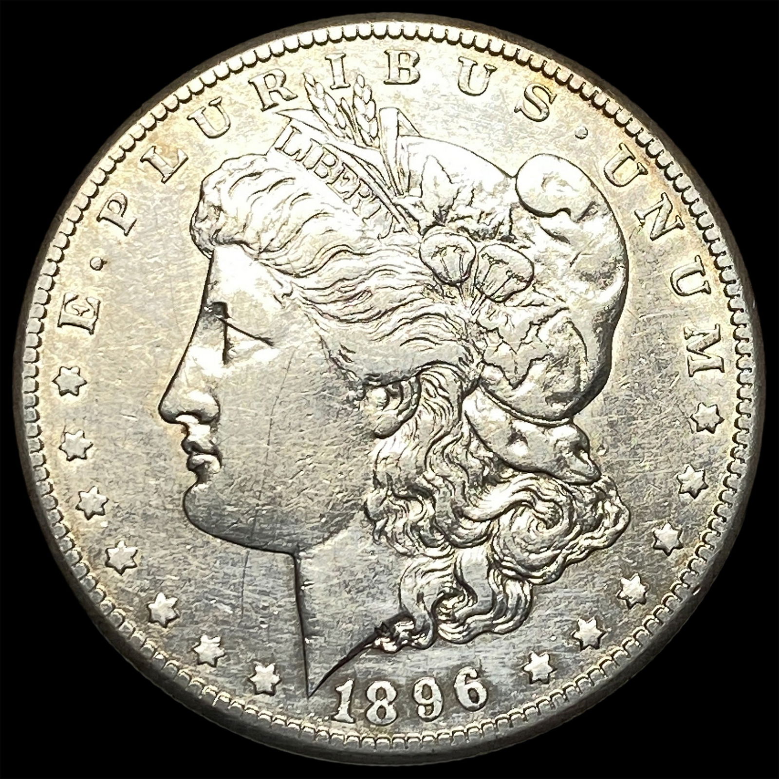 1896-S Silver Morgan Dollar CLOSELY UNCIRCULATED: 1896-S Silver Morgan Dollar CLOSELY UNCIRCULATED