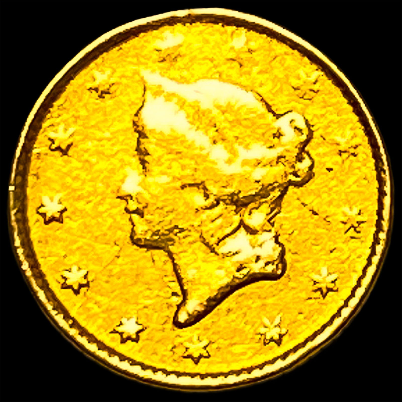 1853 Gold $1 Type 1 Liberty HIGH GRADE: 1853 Gold $1 Type 1 Liberty HIGH GRADE