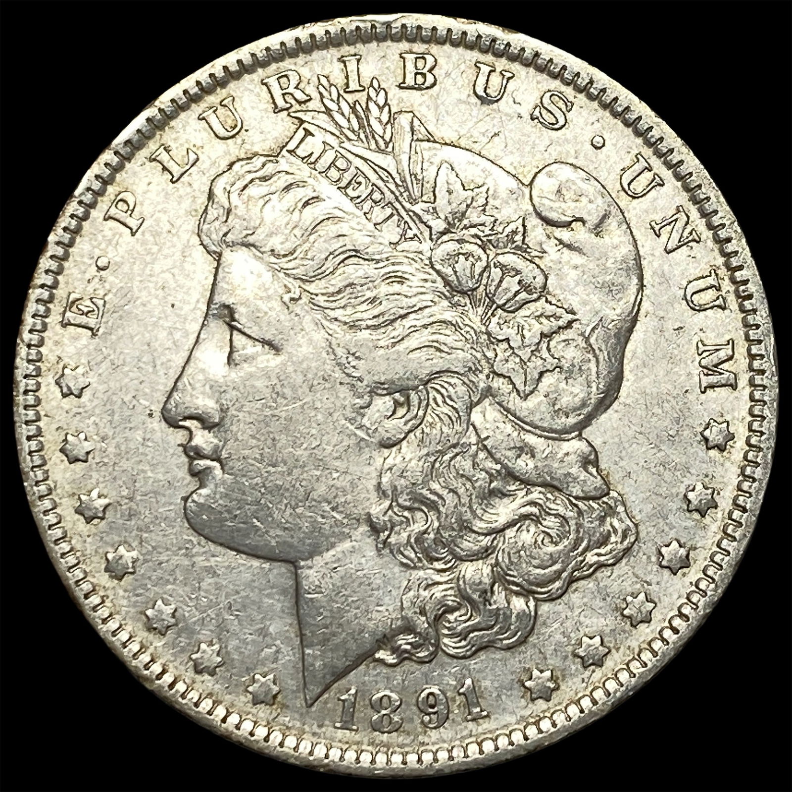 1891-O Silver Morgan Dollar NEARLY UNCIRCULATED: 1891-O Silver Morgan Dollar NEARLY UNCIRCULATED