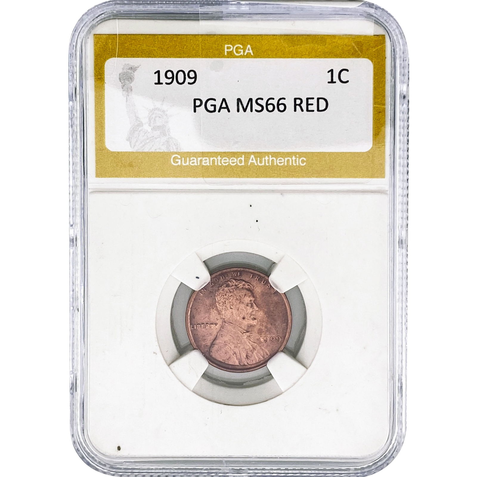 1909 Wheat Cent PGA MS66 RED (1 of 2)
