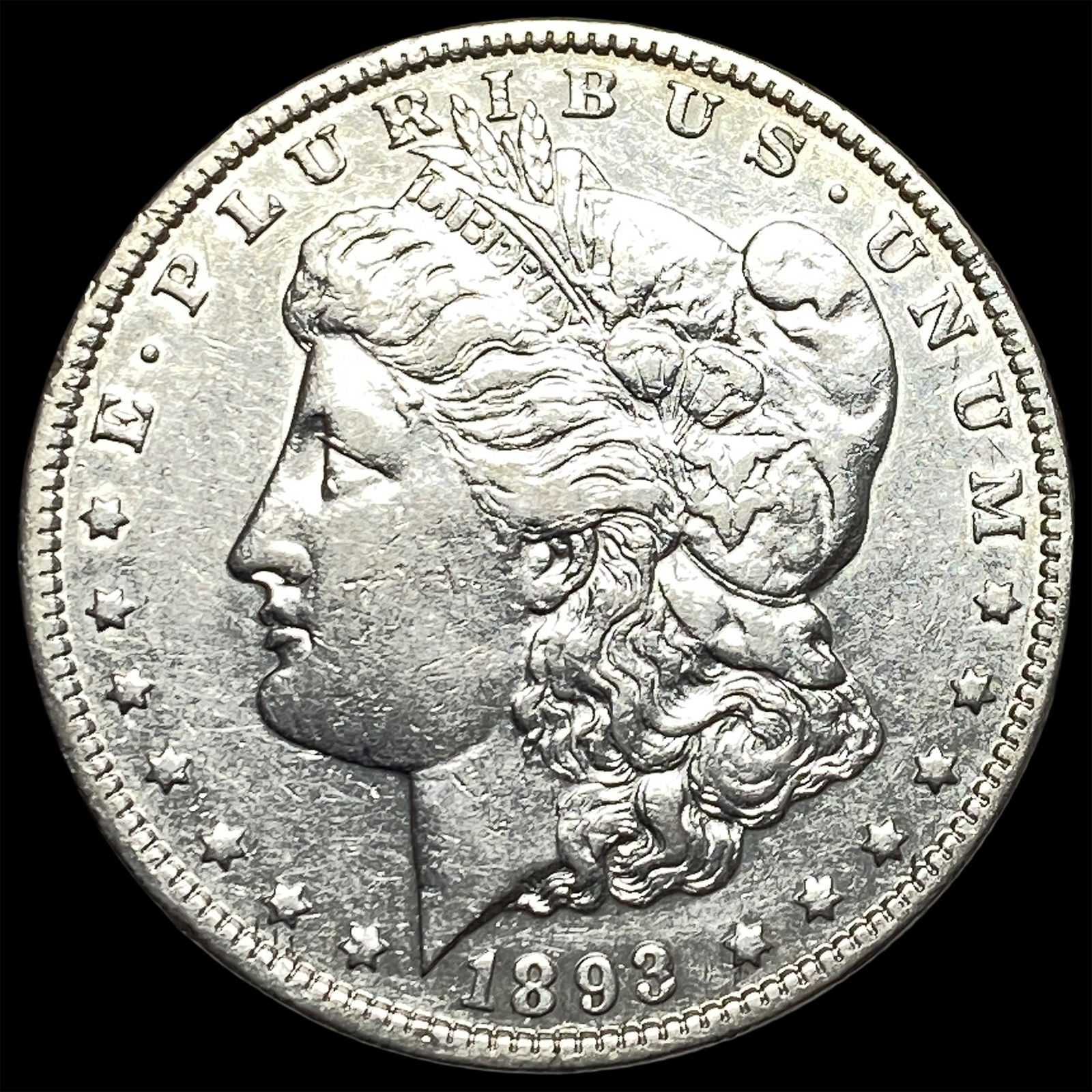 1893 Silver Morgan Dollar CLOSELY UNCIRCULATED: 1893 Silver Morgan Dollar CLOSELY UNCIRCULATED