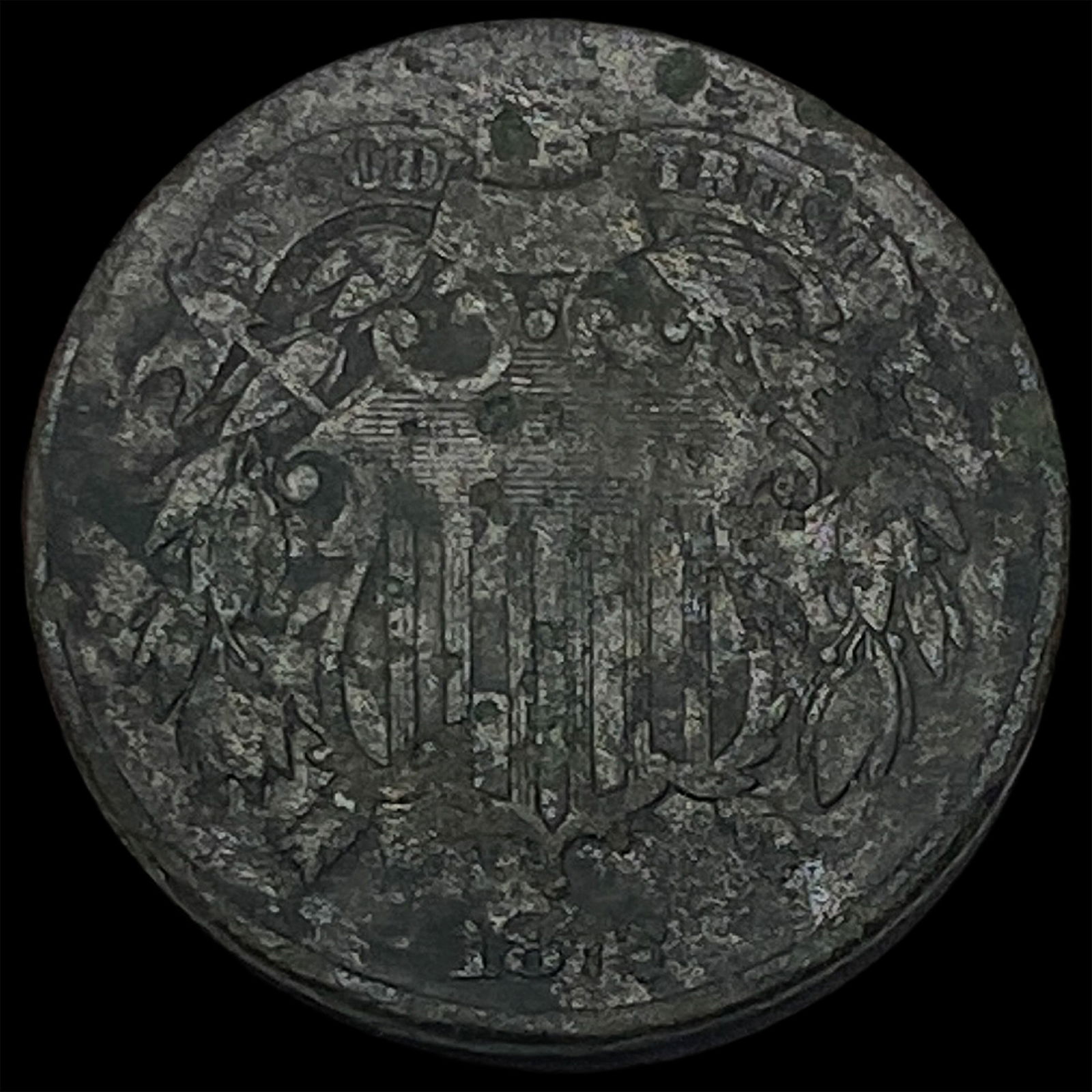 1872 Two-Cent Piece NICELY CIRCULATED (1 of 2)