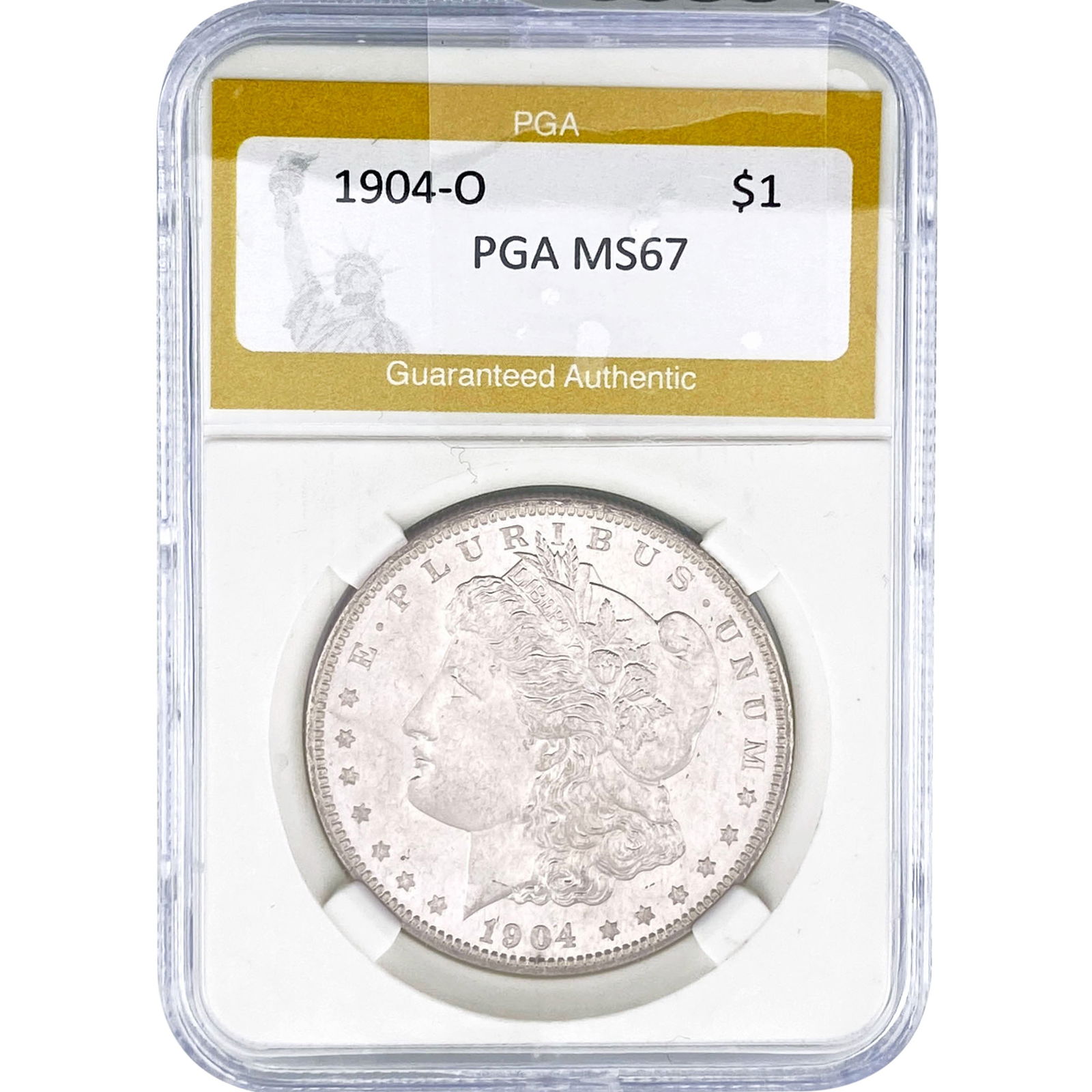 1904-O Morgan Silver Dollar PGA MS67: 1904-O Morgan Silver Dollar PGA MS67
