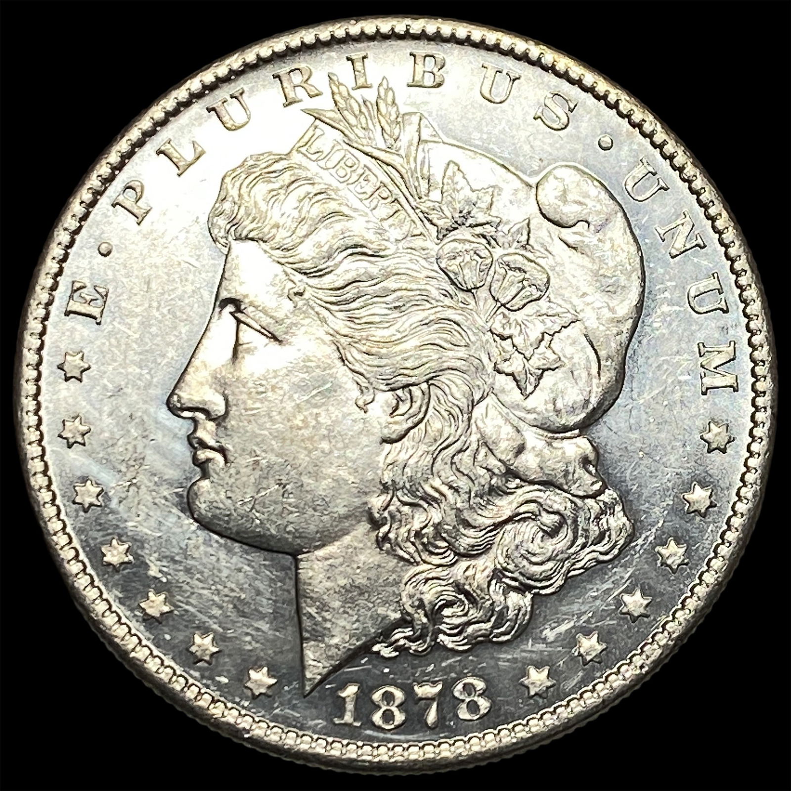 1878-S Silver Morgan Dollar CHOICE BU (1 of 2)