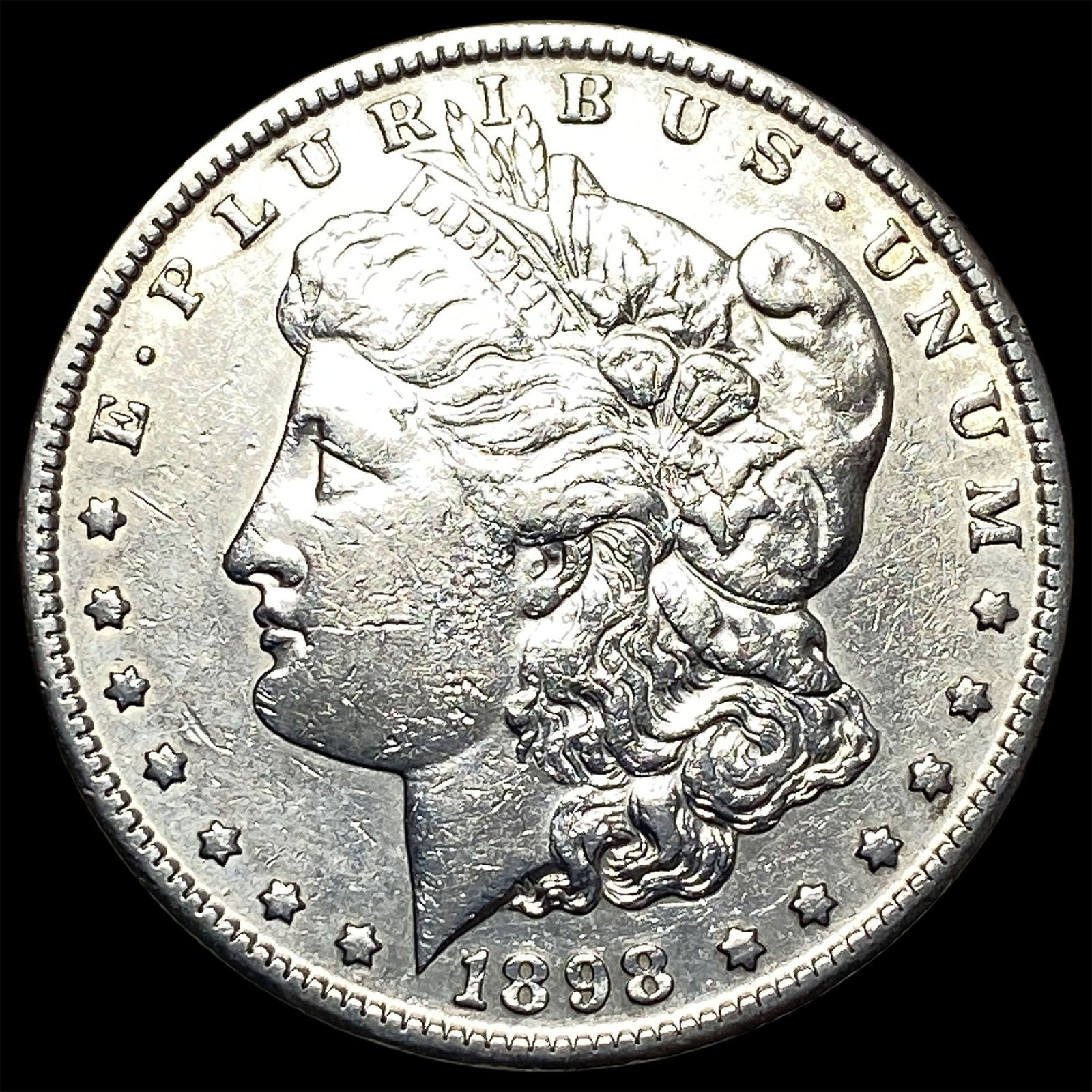 1898-S Silver Morgan Dollar CLOSELY UNCIRCULATED (1 of 2)