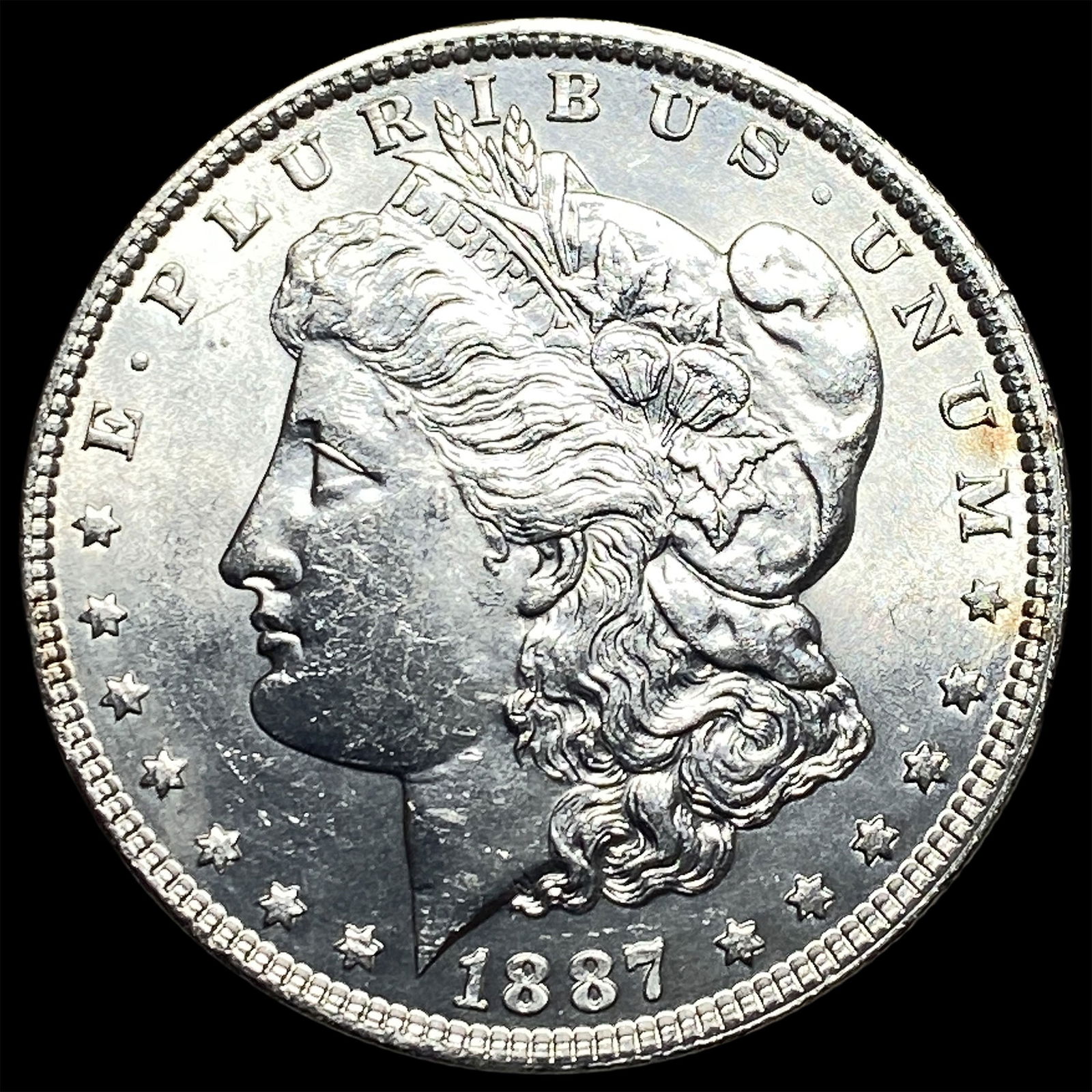 1887 Morgan Silver Dollar UNCIRCULATED: 1887 Morgan Silver Dollar UNCIRCULATED