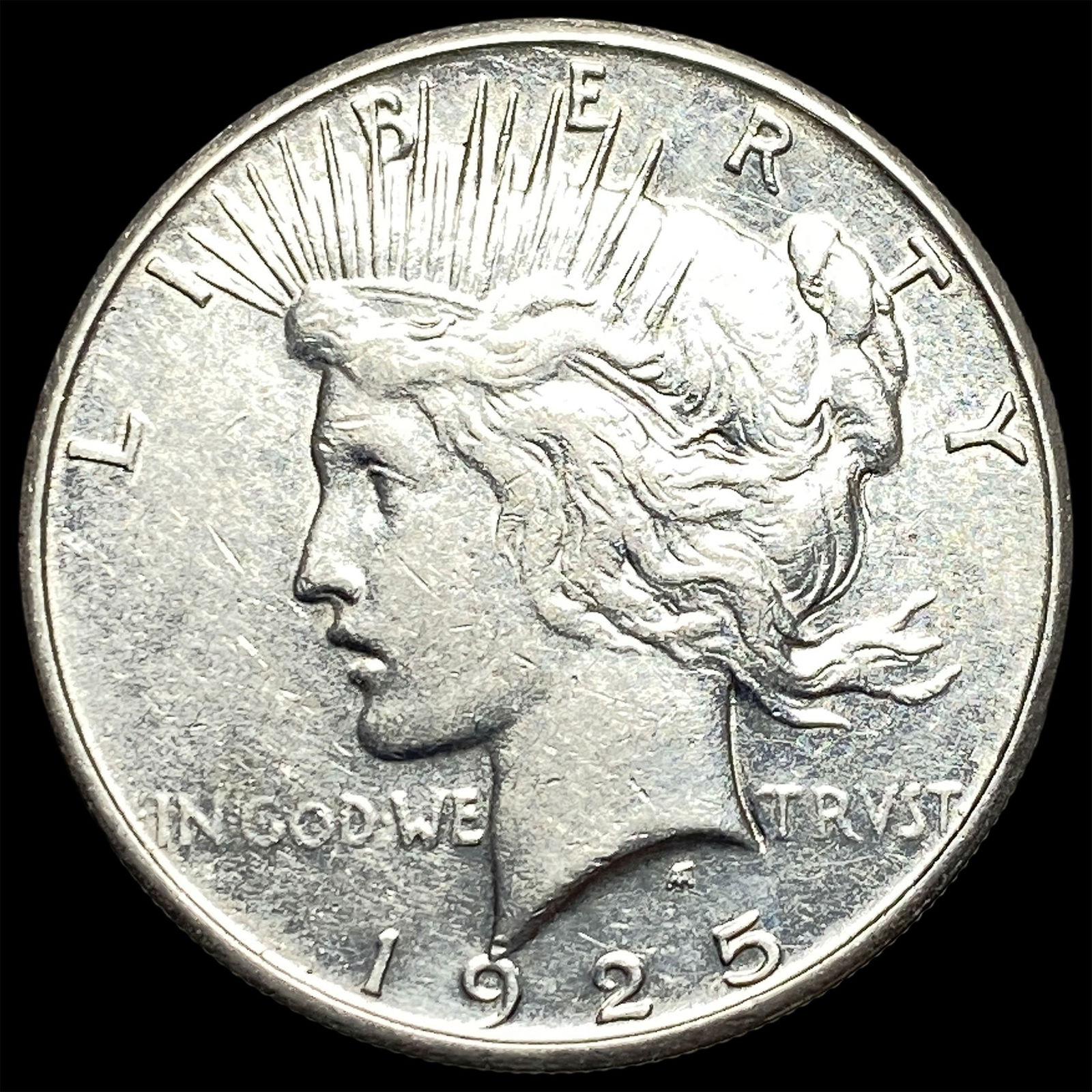 1925 Silver Peace Dollar CLOSELY UNCIRCULATED: 1925 Silver Peace Dollar CLOSELY UNCIRCULATED