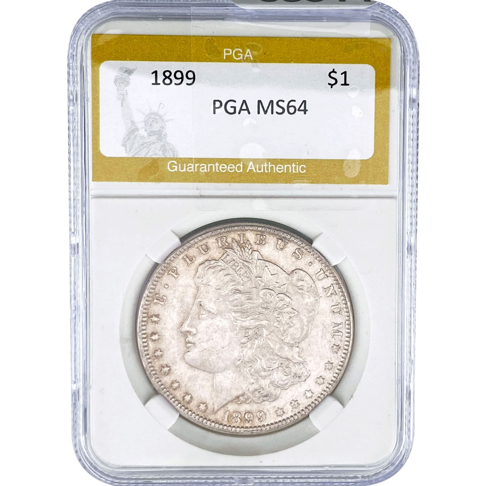 1899 Morgan Silver Dollar PGA MS64: 1899 Morgan Silver Dollar PGA MS64