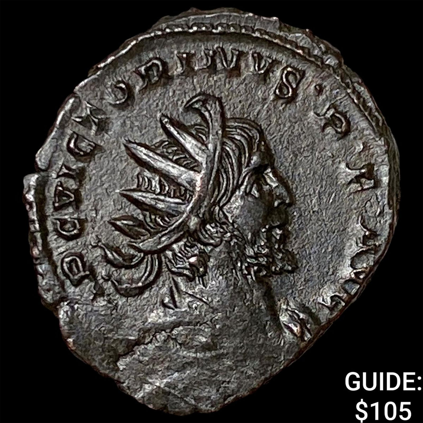 Romano-Gallic Victorinus 269-271 AD Dbl Denarius CHOICE AU: Romano-Gallic Victorinus 269-271 AD Dbl Denarius CHOICE AU