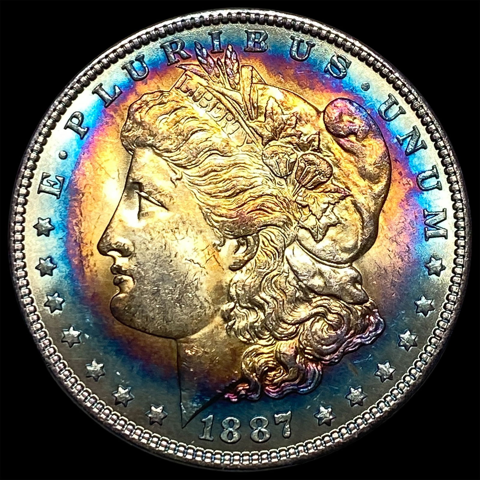 1887 Morgan Silver Dollar CHOICE BU: 1887 Morgan Silver Dollar CHOICE BU
