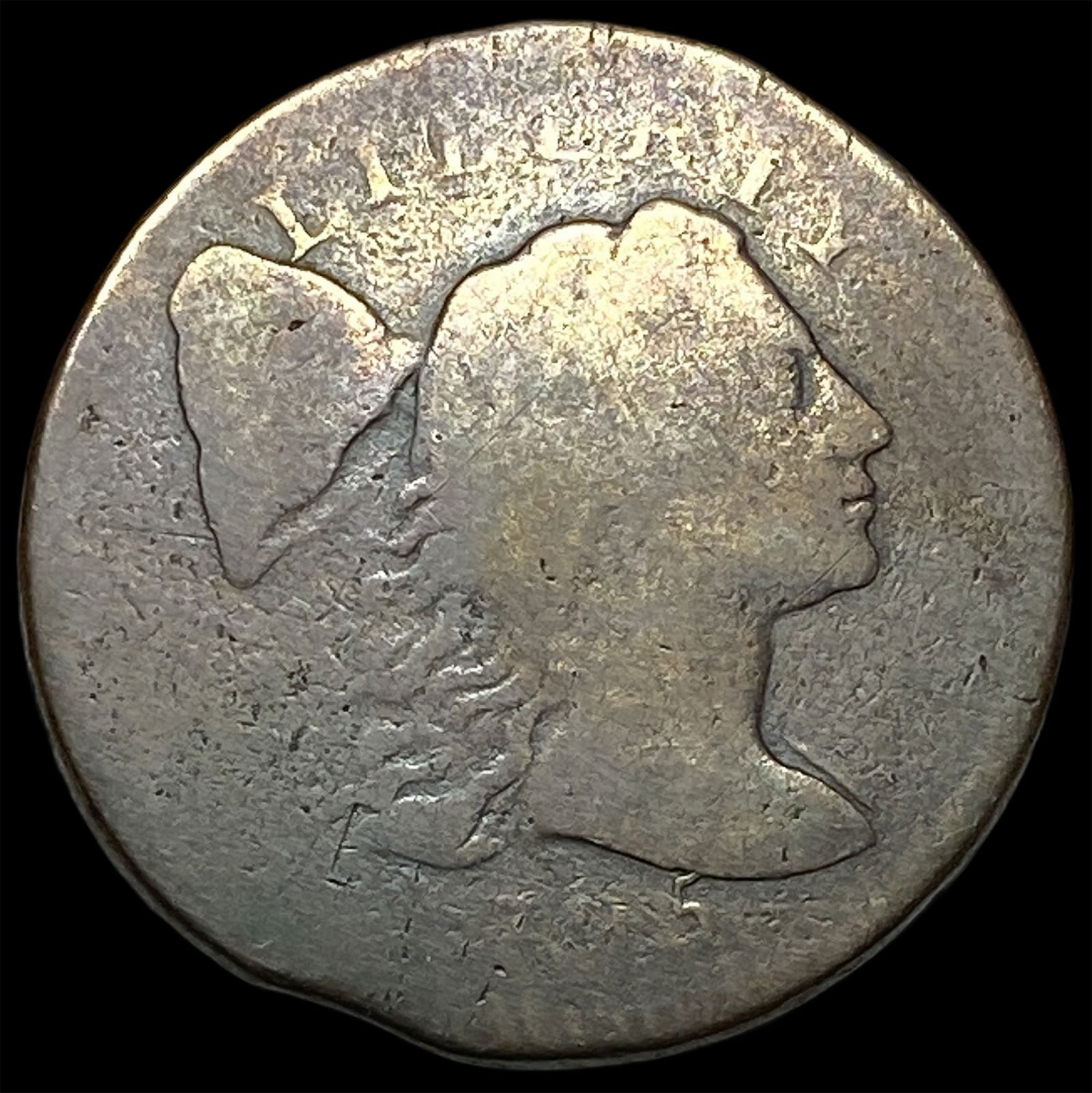 1798 Large Cent Draped Bust Style 1 Hair NICELY CIRCULATED (1 of 2)