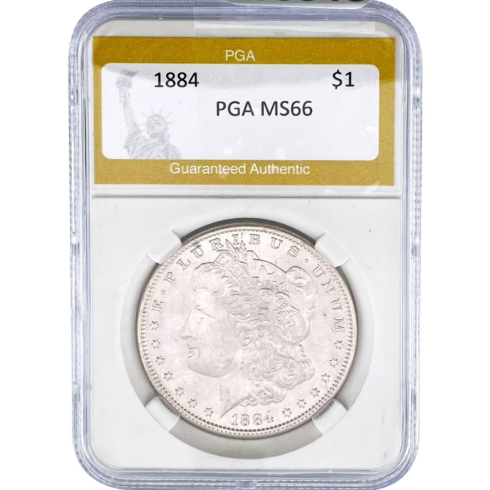 1884 Morgan Silver Dollar PGA MS66: 1884 Morgan Silver Dollar PGA MS66