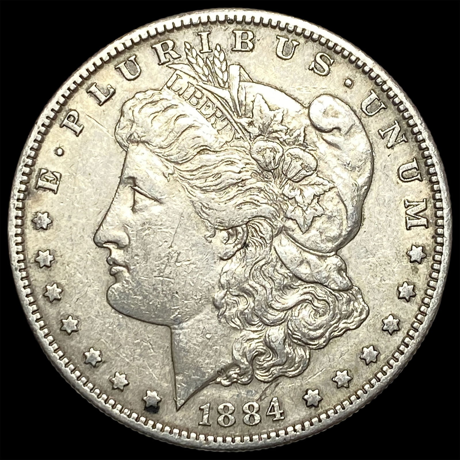 1884 Morgan Silver Dollar CLOSELY UNCIRCULATED: 1884 Morgan Silver Dollar CLOSELY UNCIRCULATED
