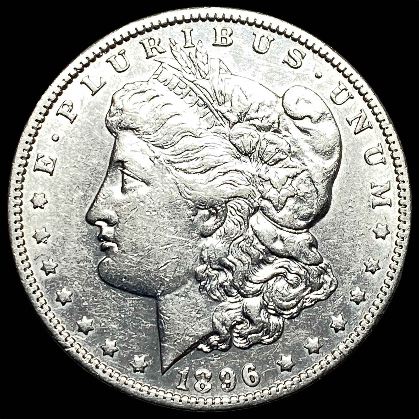 1896-O Silver Morgan Dollar NEARLY UNCIRCULATED: 1896-O Silver Morgan Dollar NEARLY UNCIRCULATED