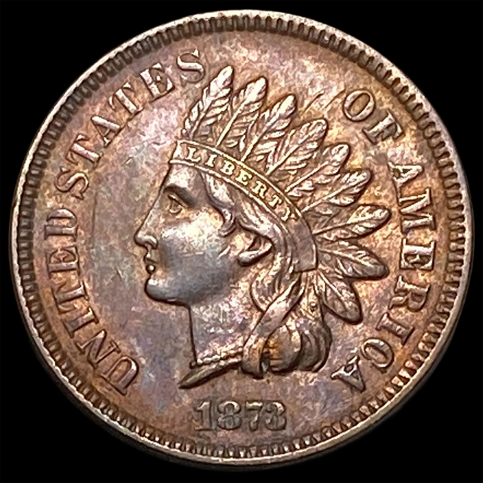 1873 Indian Head Cent UNCIRCULATED (1 of 2)