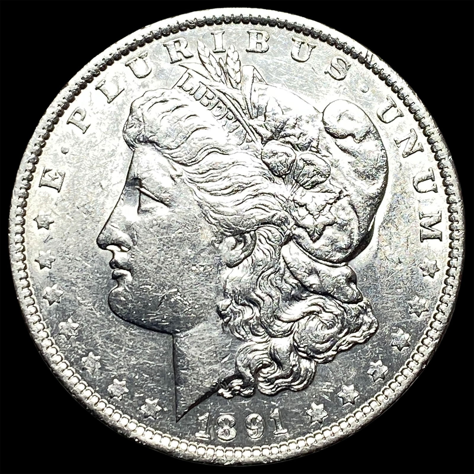 1891-S Silver Morgan Dollar UNCIRCULATED: 1891-S Silver Morgan Dollar UNCIRCULATED