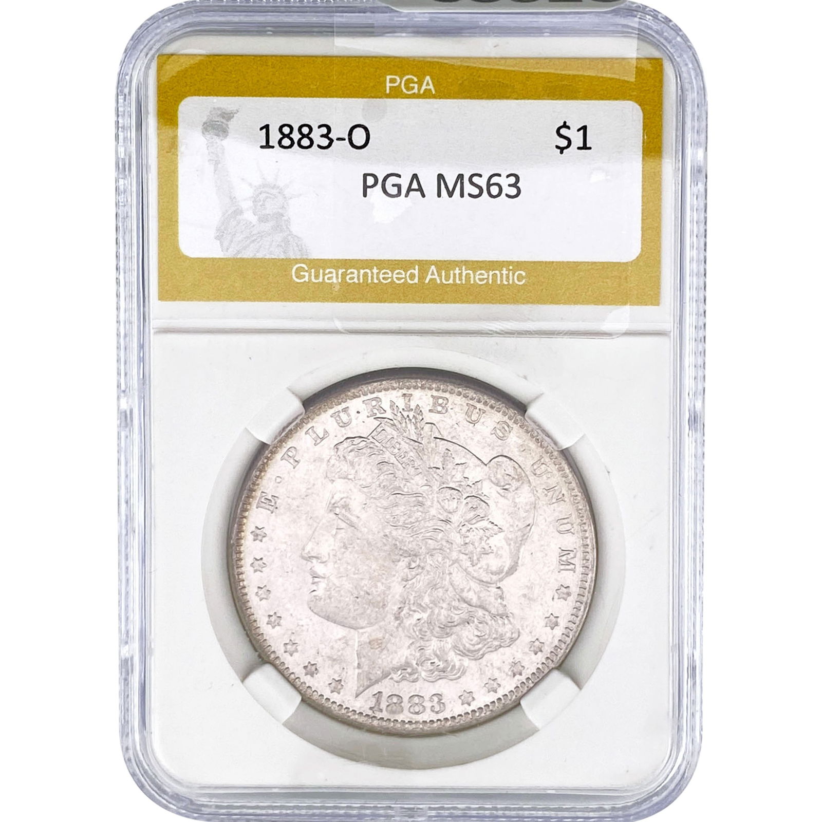 1883-O Morgan Silver Dollar PGA MS63: 1883-O Morgan Silver Dollar PGA MS63