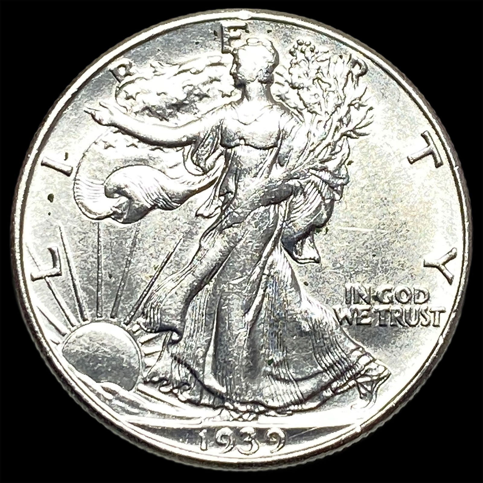1939 Silver Walking Liberty Half Dollar UNCIRCULATED: 1939 Silver Walking Liberty Half Dollar UNCIRCULATED