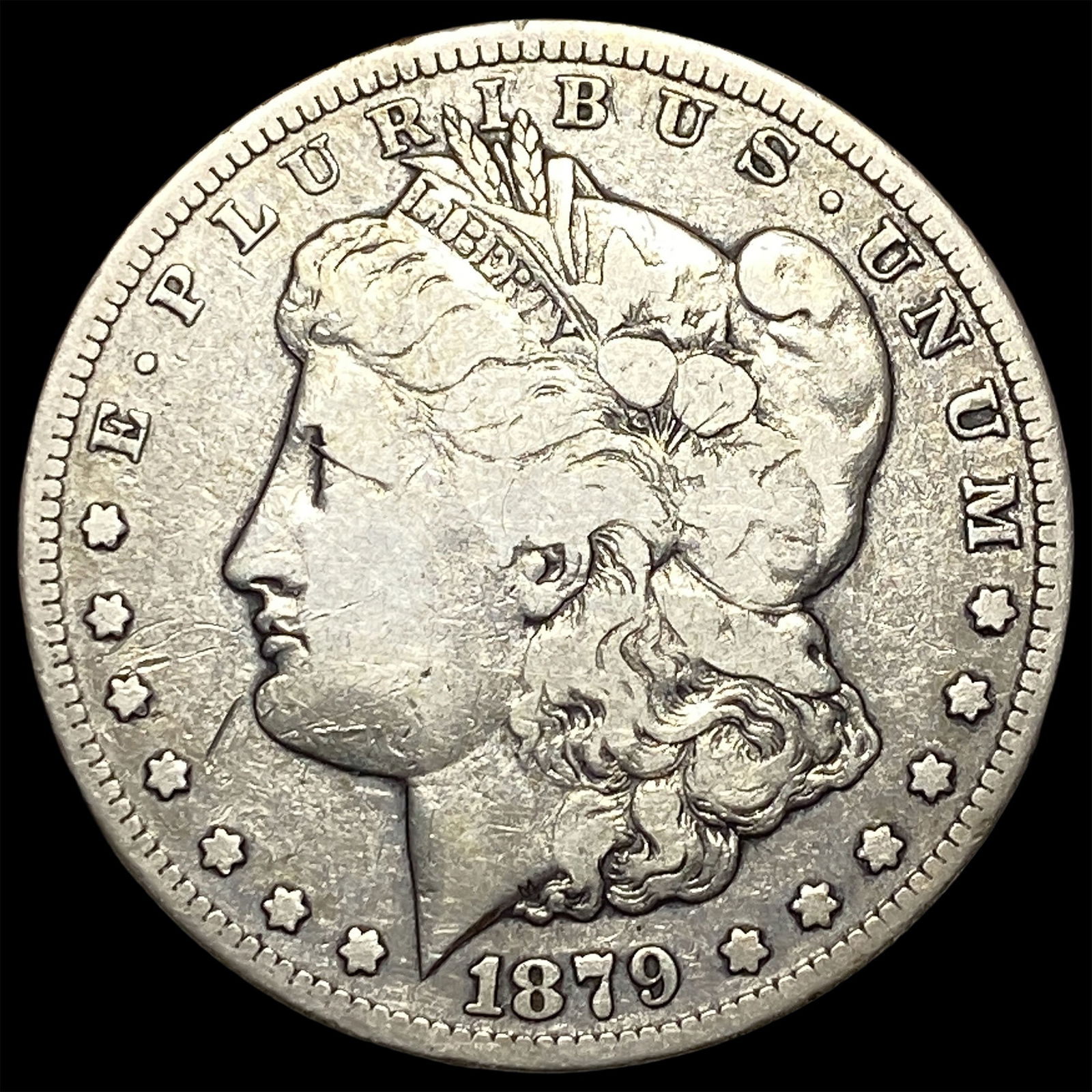 1879-CC Silver Morgan Dollar LIGHTLY CIRCULATED: 1879-CC Silver Morgan Dollar LIGHTLY CIRCULATED