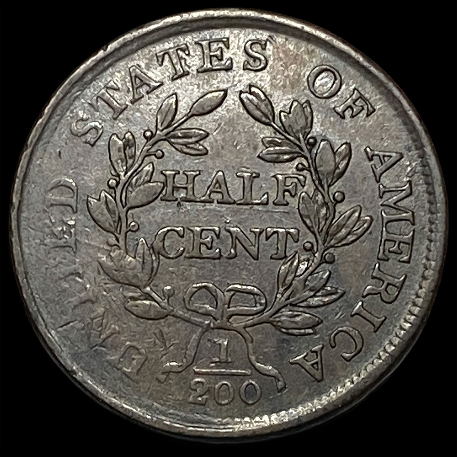 1804 Copper Half Cent ABOUT UNCIRCULATED - 2