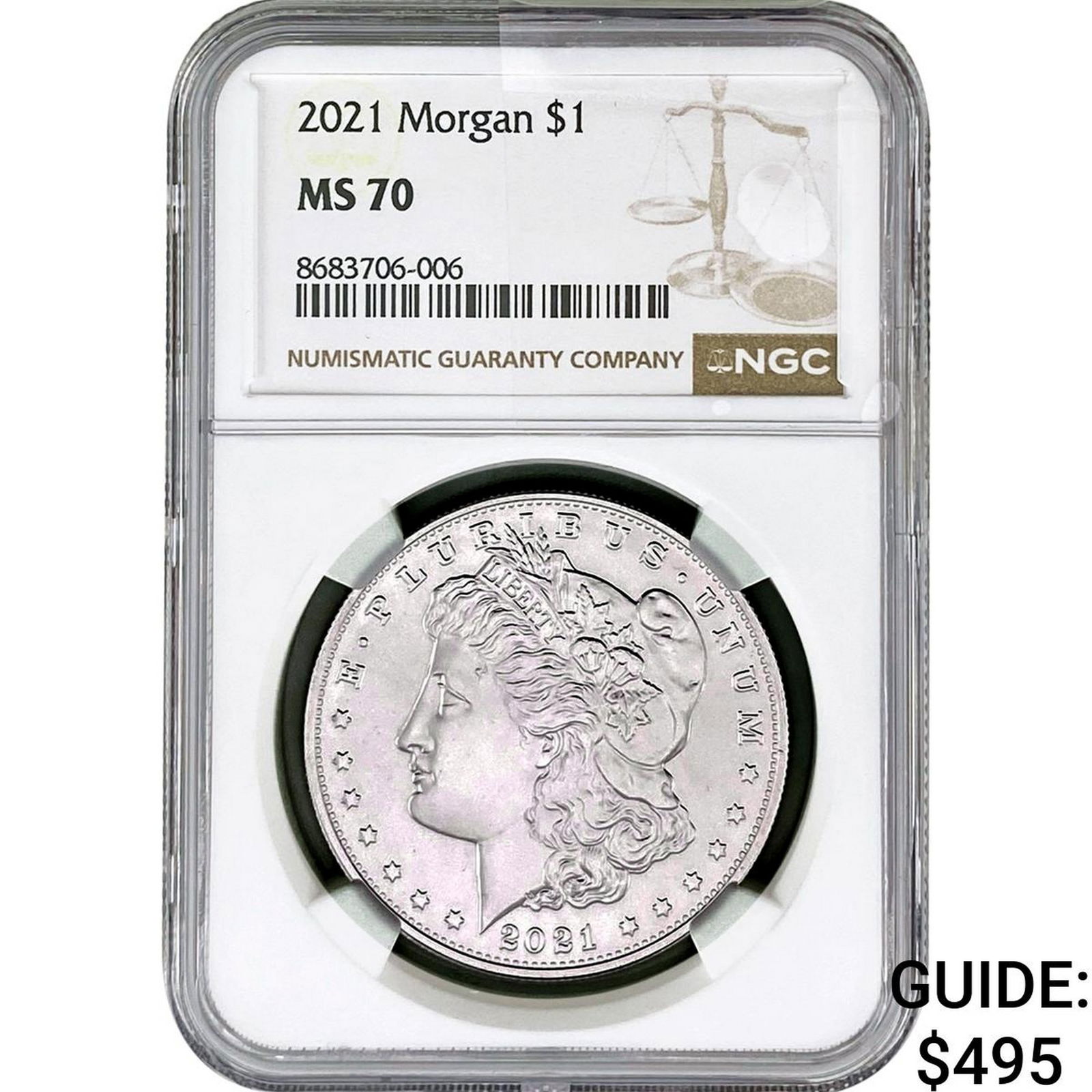 2021 Morgan Silver Dollar NGC MS70: 2021 Morgan Silver Dollar NGC MS70