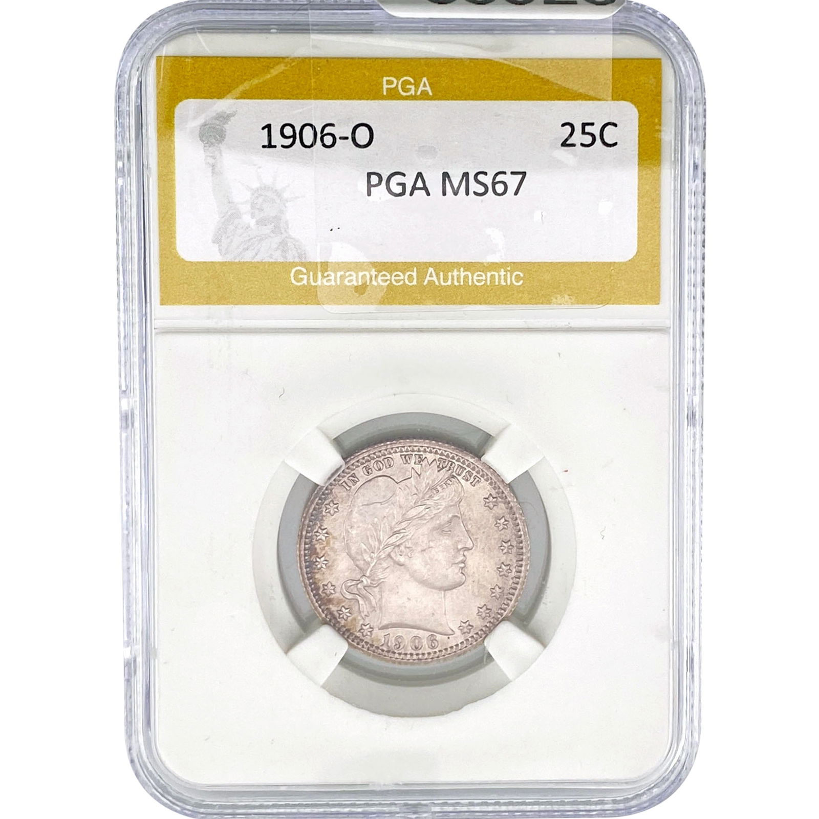 1906-O Barber Quarter PGA MS67 (1 of 2)