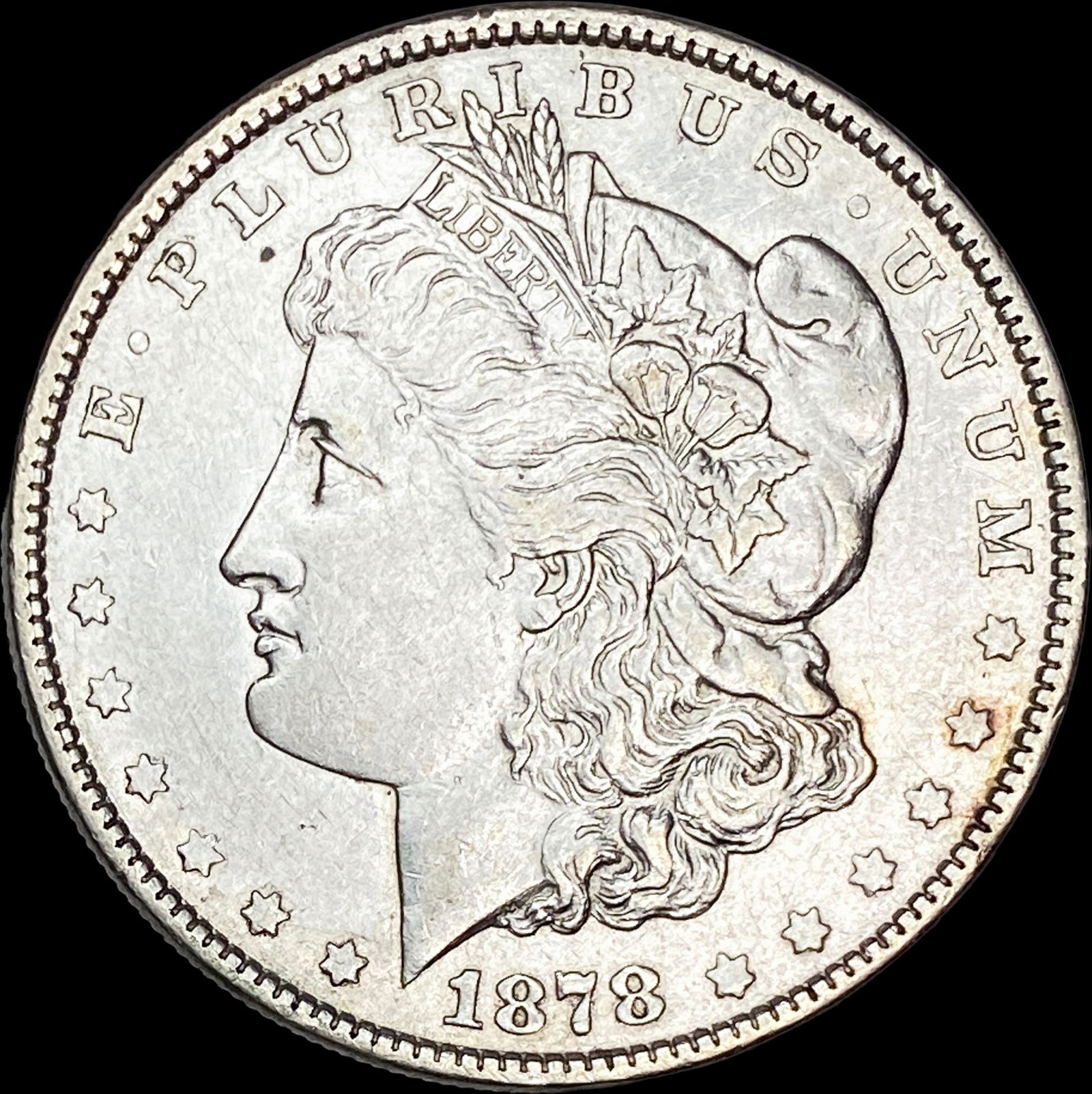 1878 Silver Morgan Dollar CLOSELY UNCIRCULATED: 1878 Silver Morgan Dollar CLOSELY UNCIRCULATED