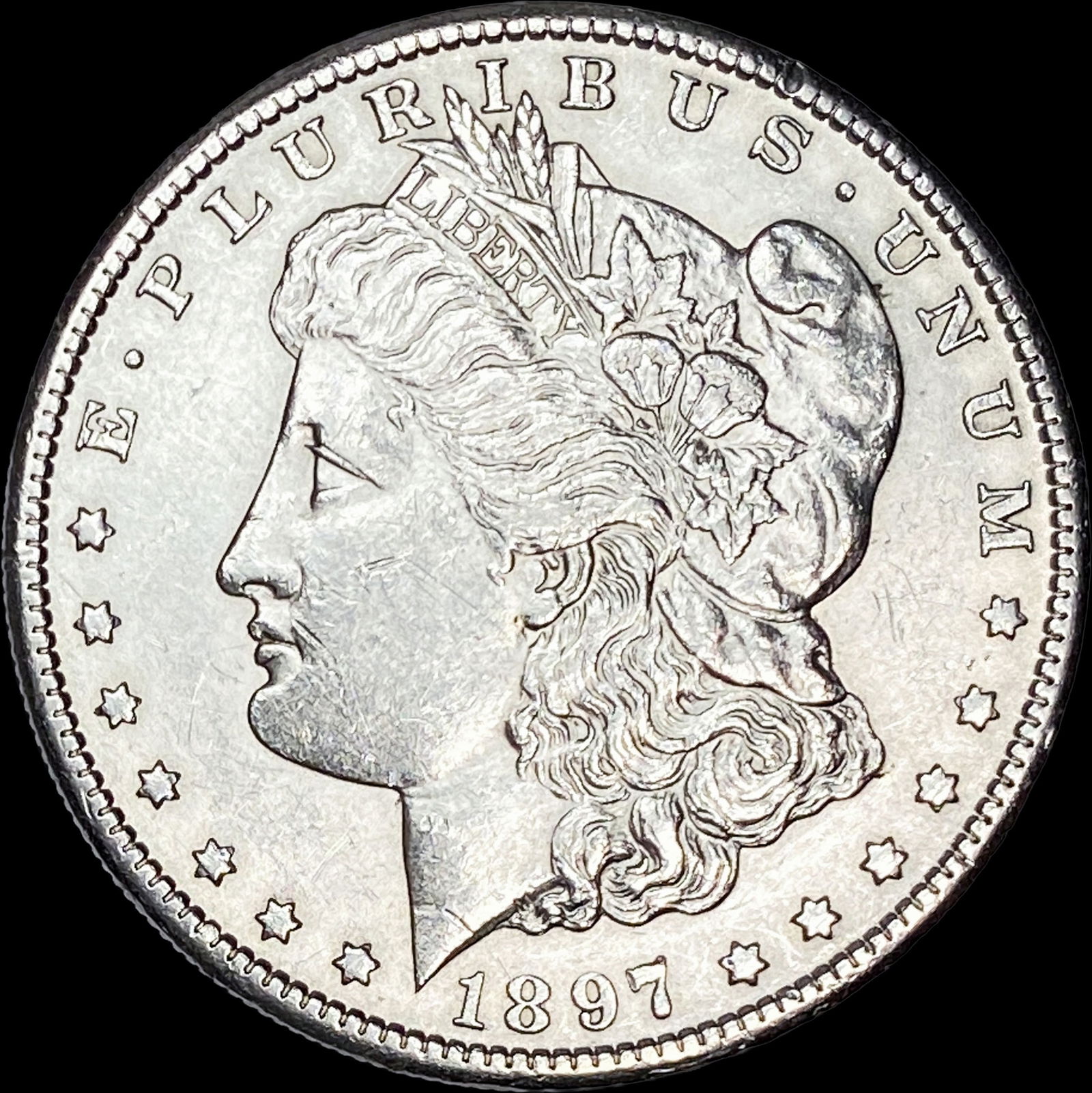1897-S Silver Morgan Dollar UNCIRCULATED: 1897-S Silver Morgan Dollar UNCIRCULATED
