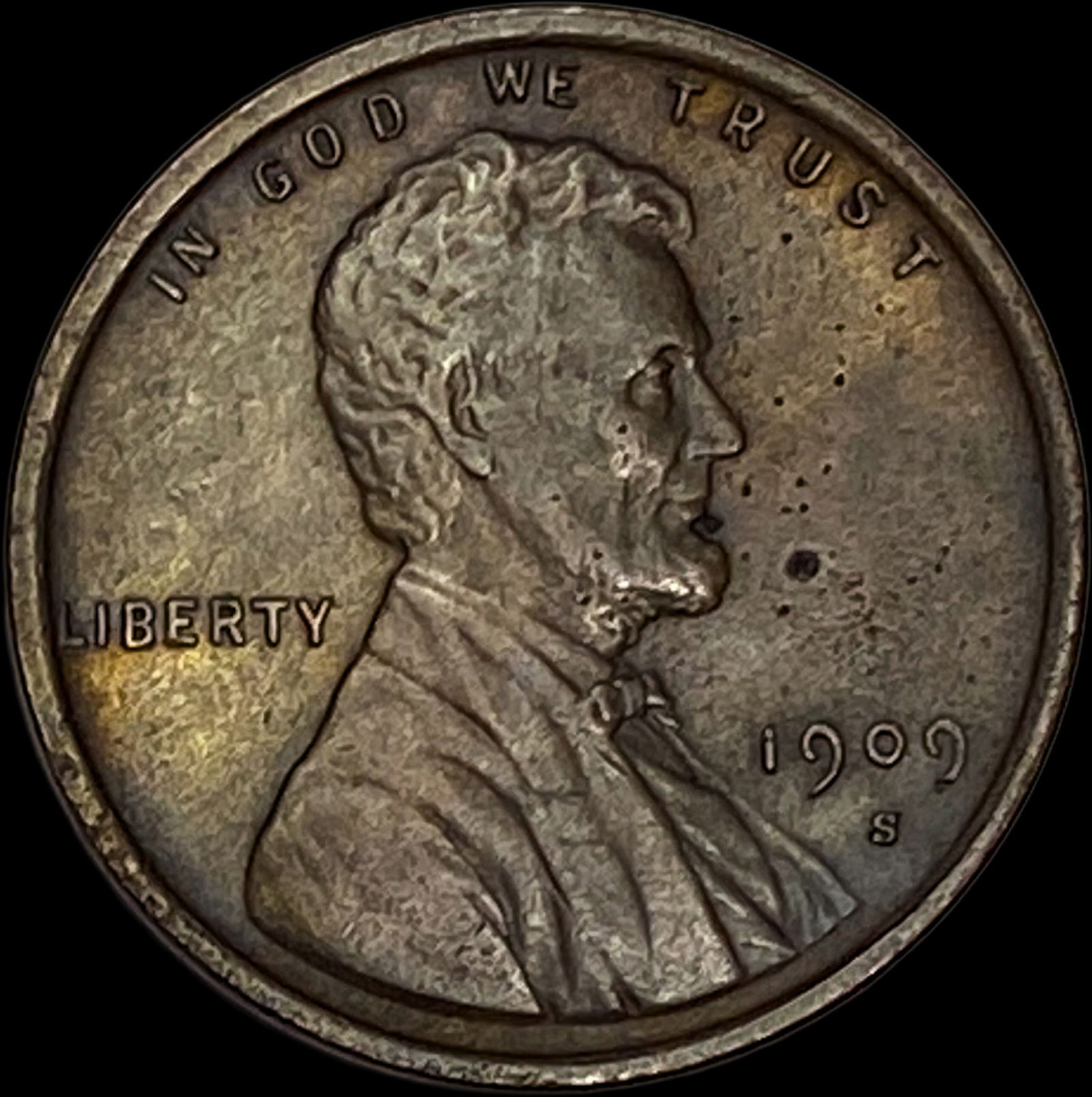 1909-S Lincoln Wheat Cent CLOSELY UNCIRCULATED (1 of 2)