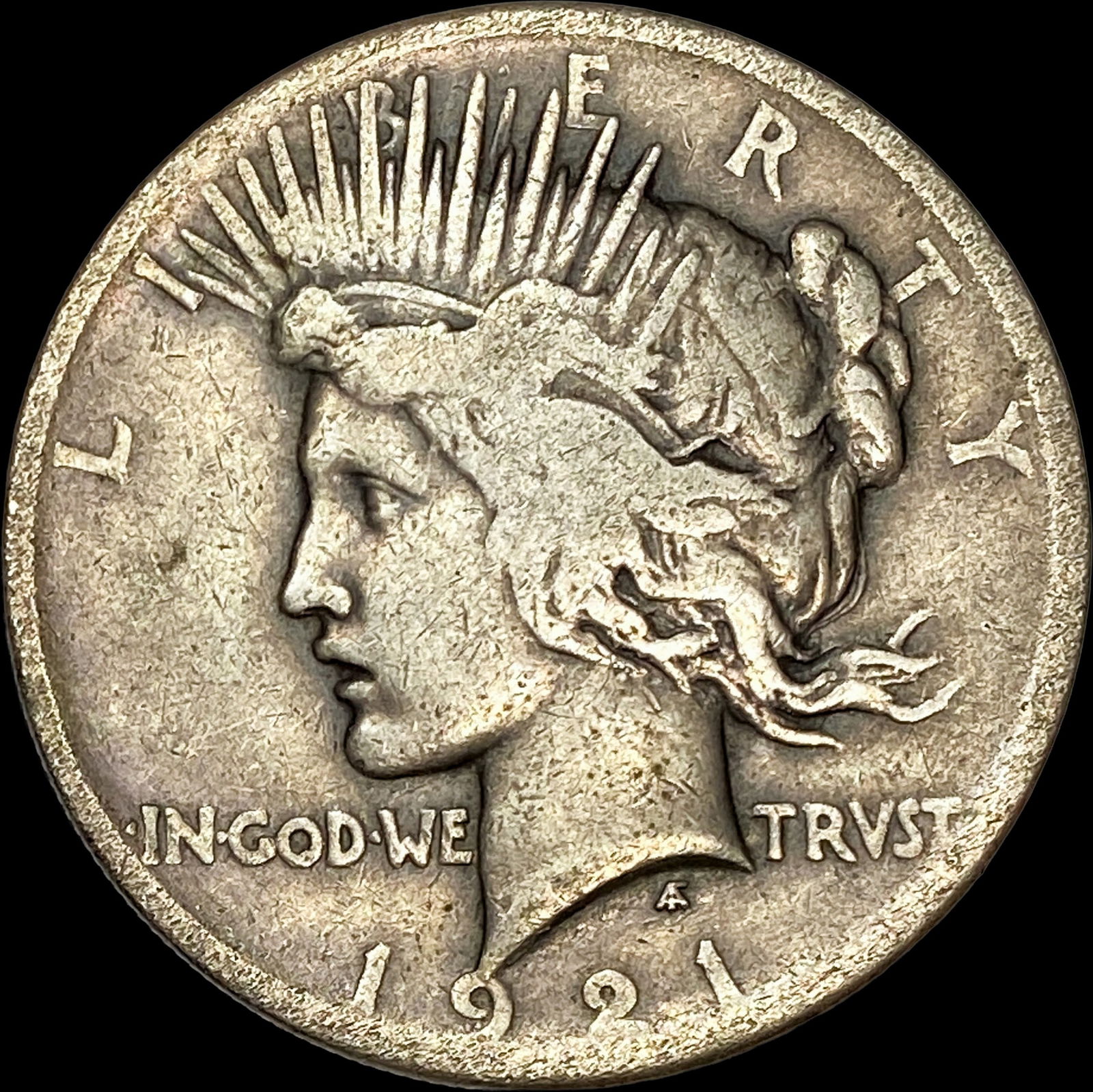 1921 Silver Peace Dollar NICELY CIRCULATED: 1921 Silver Peace Dollar NICELY CIRCULATED