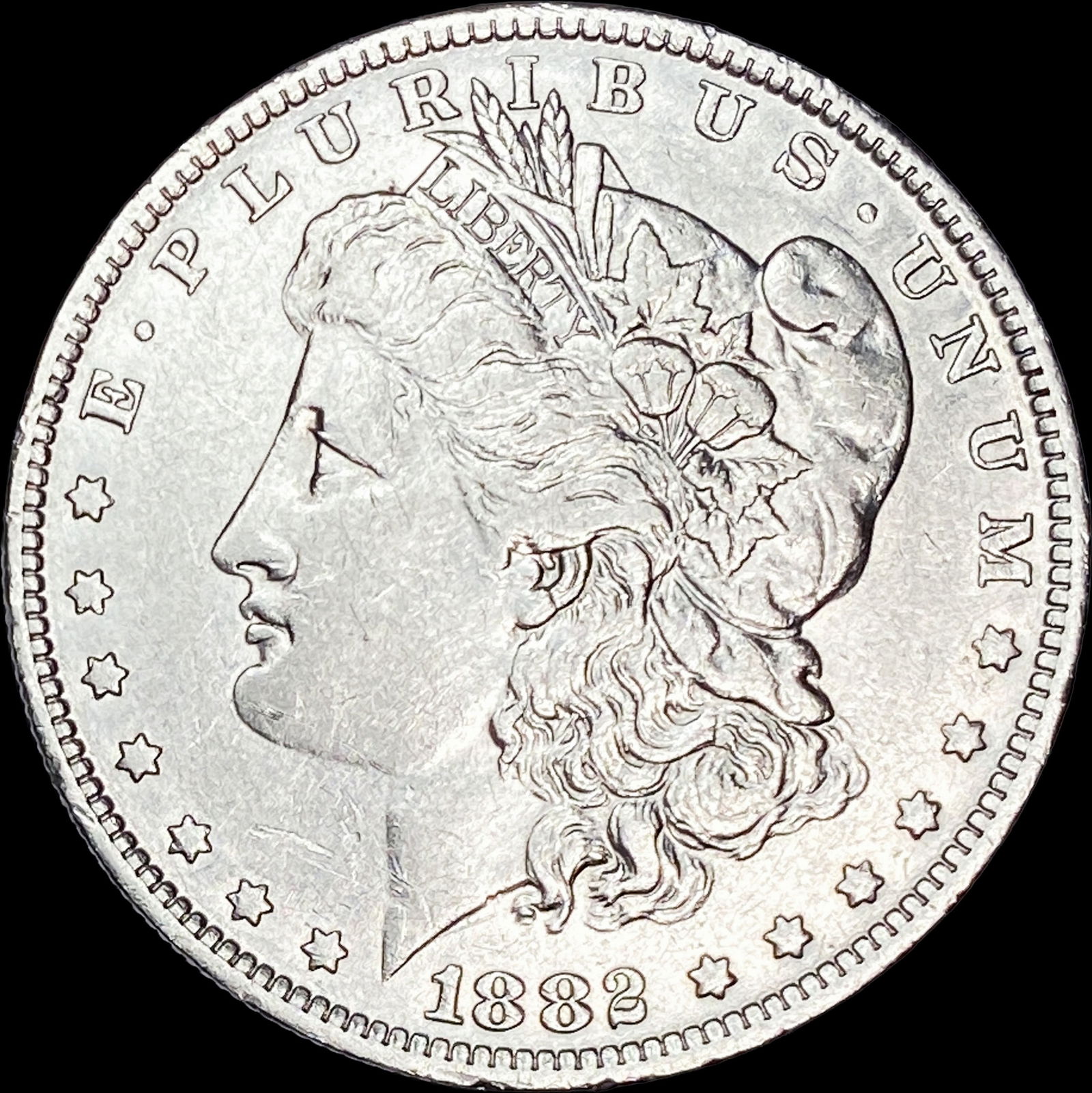 1882 Morgan Silver Dollar NEARLY UNCIRCULATED: 1882 Morgan Silver Dollar NEARLY UNCIRCULATED