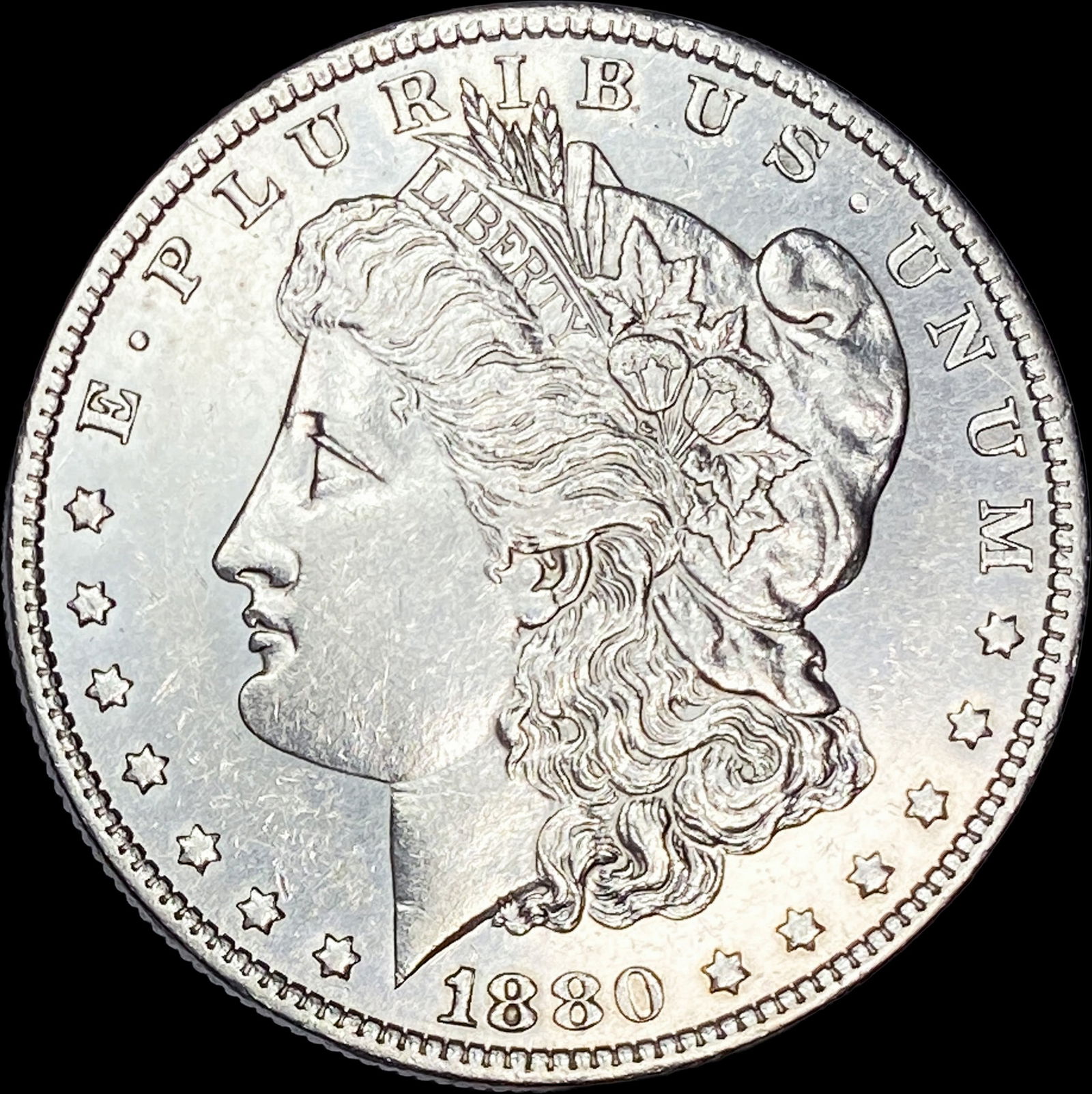 1880 Morgan Silver Dollar CLOSELY UNCIRCULATED (1 of 2)