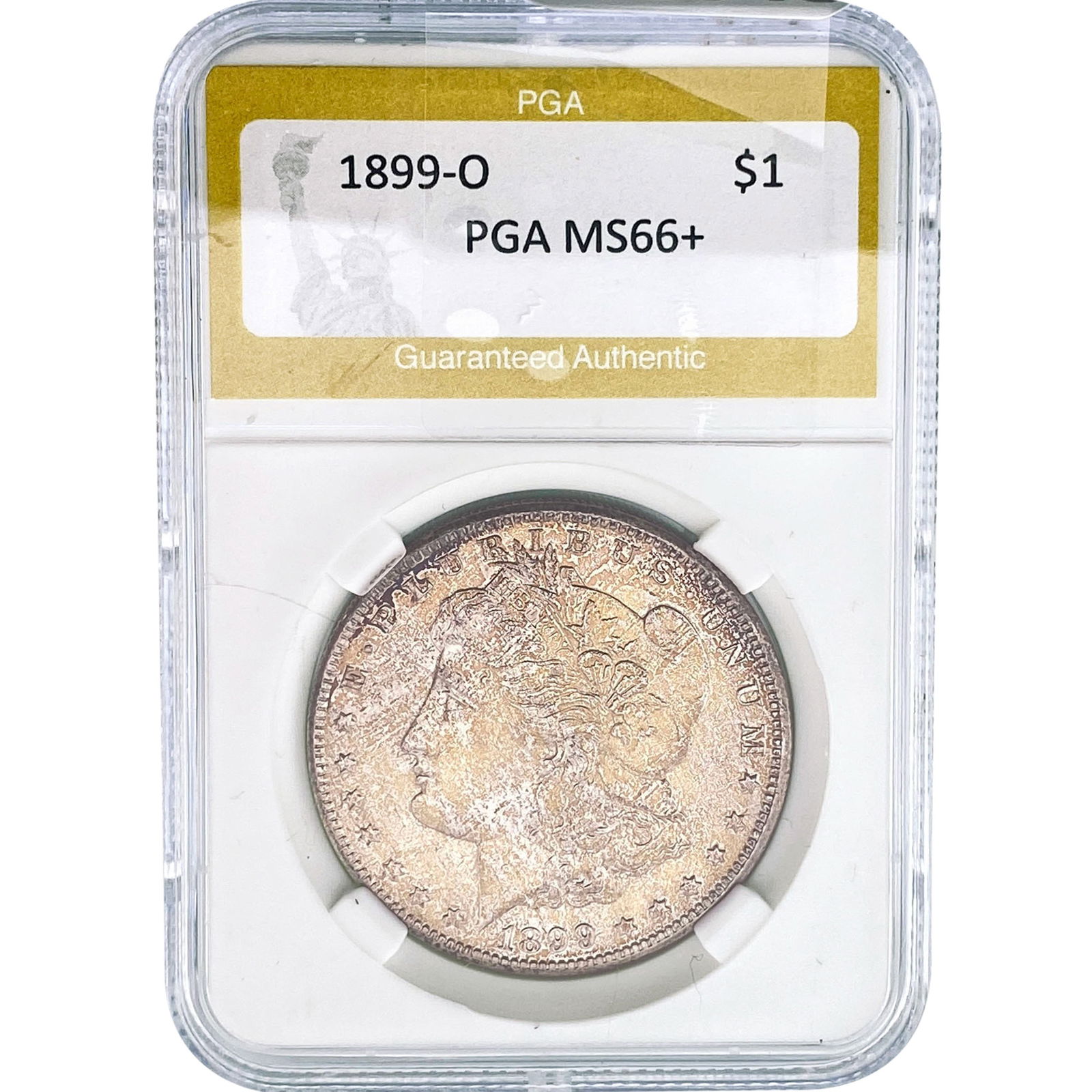 1899-O Morgan Silver Dollar PGA MS66+: 1899-O Morgan Silver Dollar PGA MS66+