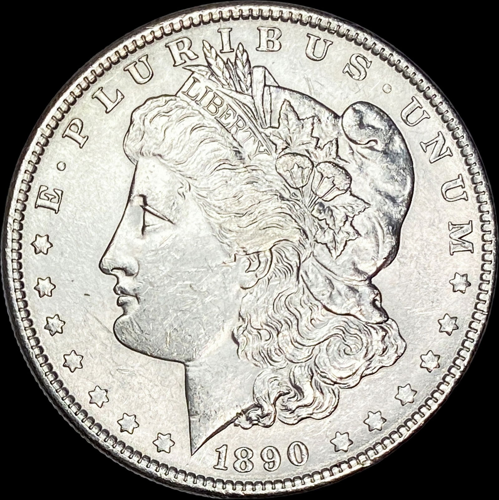 1890-S Silver Morgan Dollar UNCIRCULATED: 1890-S Silver Morgan Dollar UNCIRCULATED