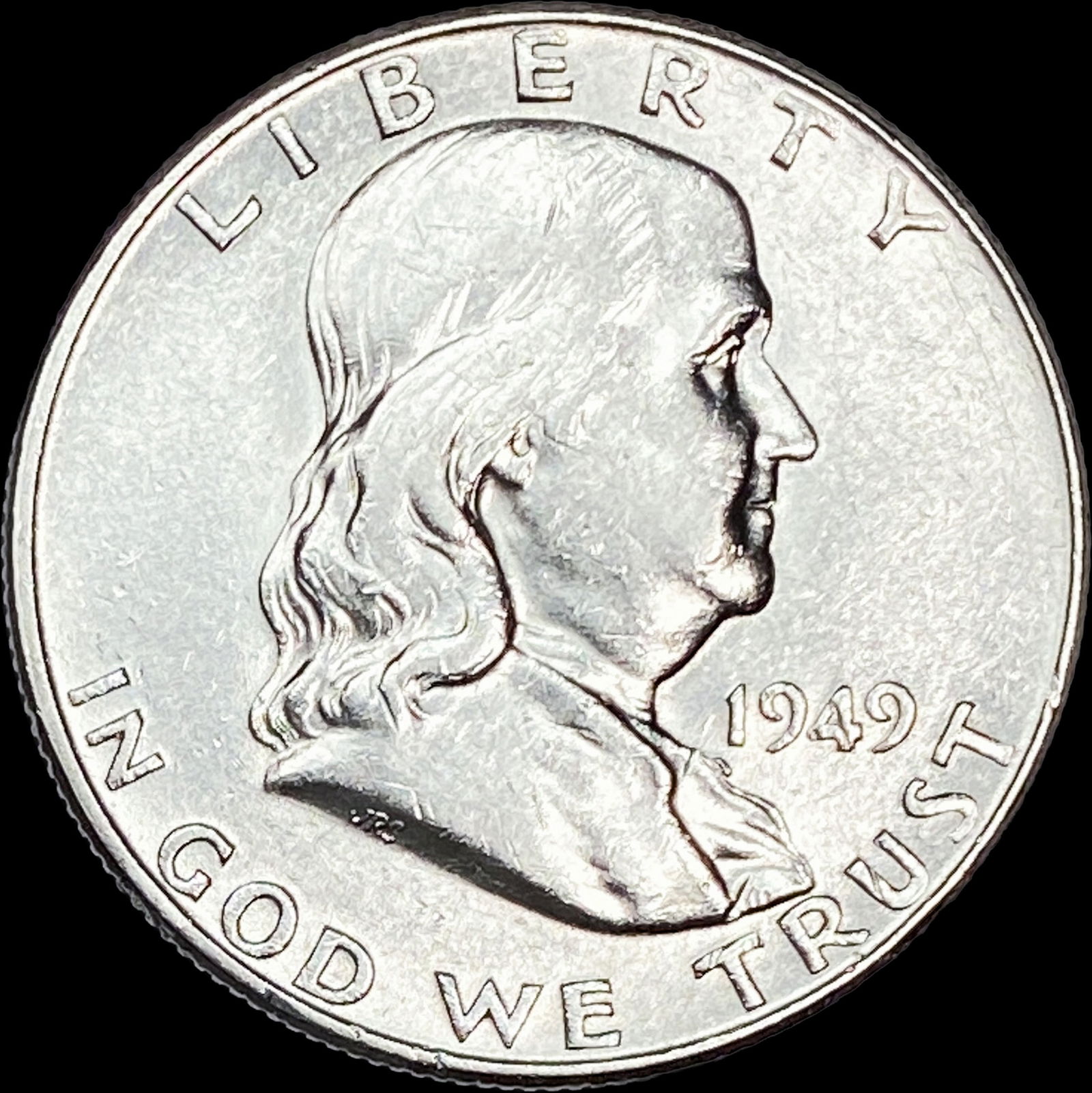 1949 Silver Half Dollar Franklin UNCIRCULATED: 1949 Silver Half Dollar Franklin UNCIRCULATED