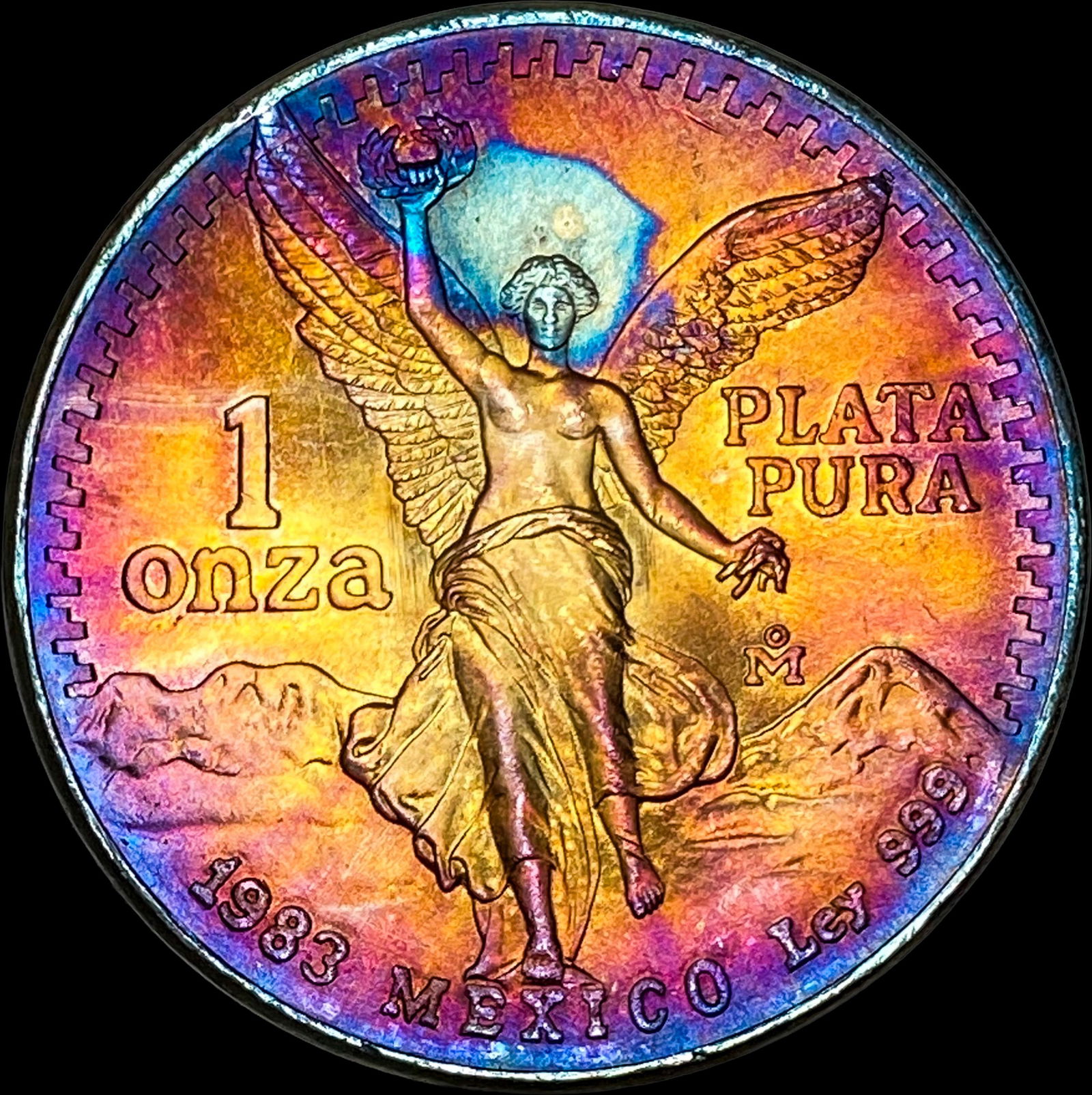 1983 Mexico Silver 1 Onza Libertad SUPERB GEM BU: 1983 Mexico Silver 1 Onza Libertad SUPERB GEM BU