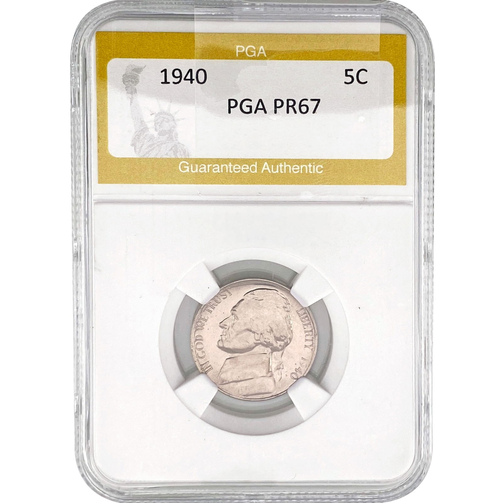 1940 Jefferson Nickel PGA PR67 (1 of 2)