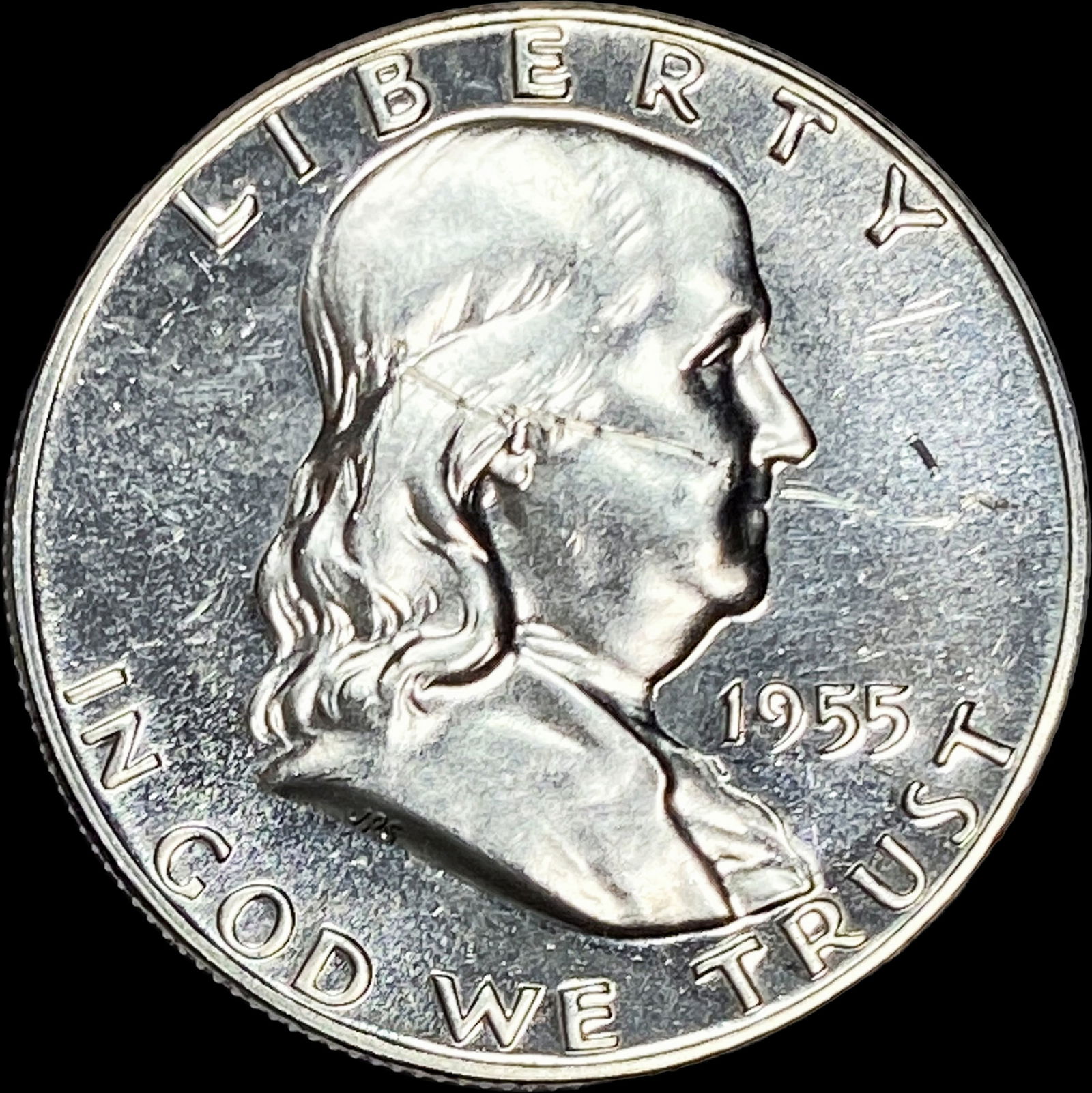 1955 Franklin Silver Half Dollar GEM PROOF (1 of 2)