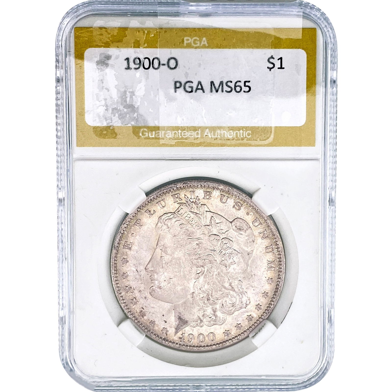 1900-O Morgan Silver Dollar PGA MS65: 1900-O Morgan Silver Dollar PGA MS65