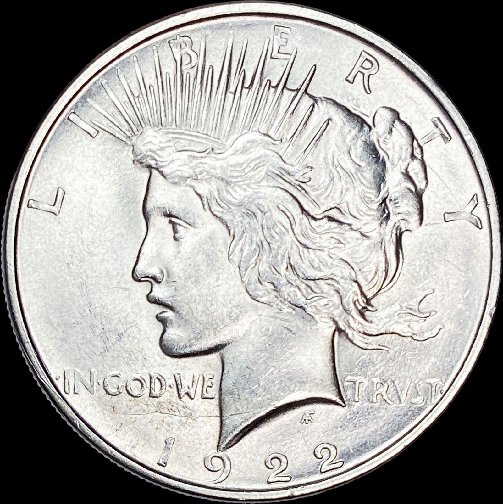 1922 Silver Peace Dollar UNCIRCULATED: 1922 Silver Peace Dollar UNCIRCULATED