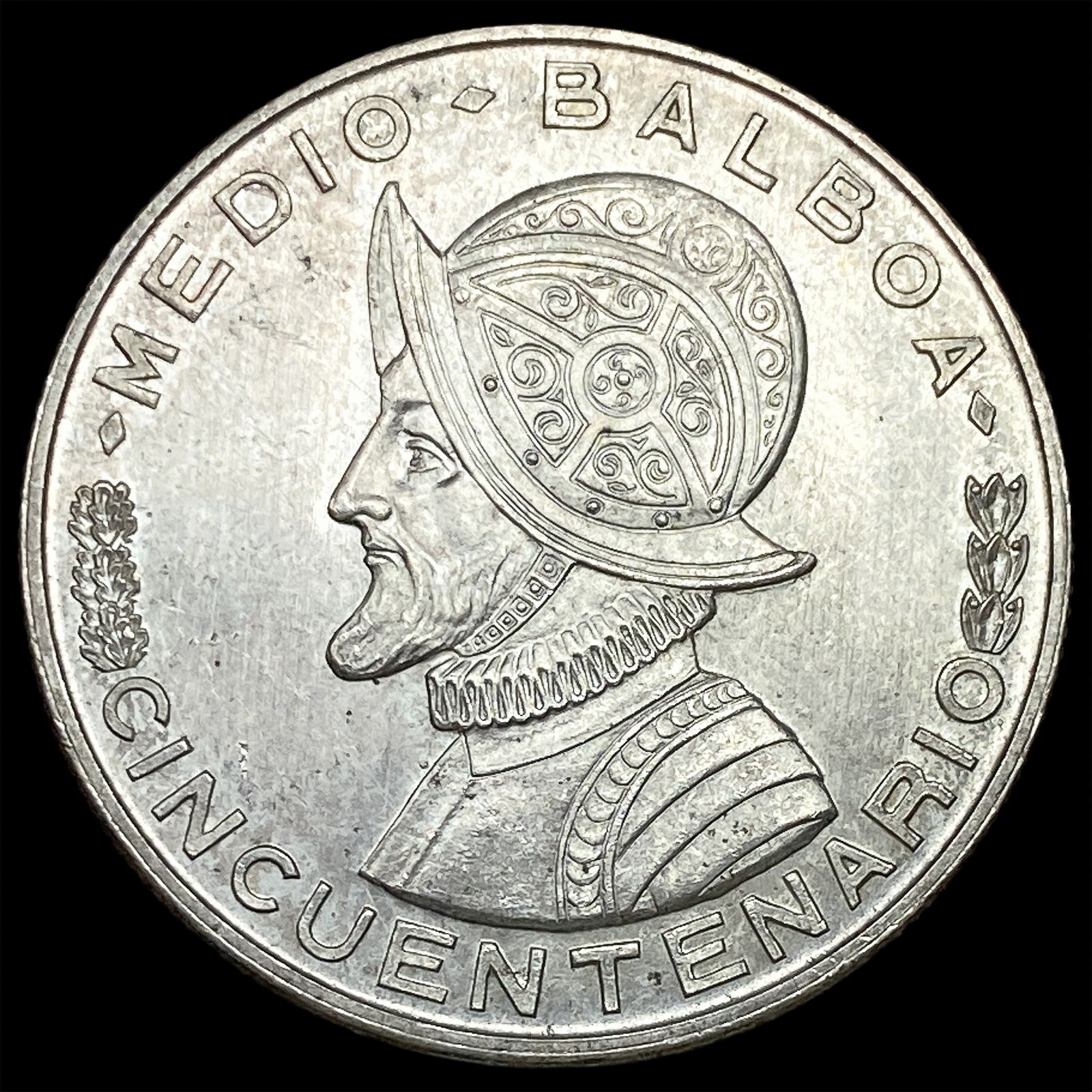 1953 Panama Silver Half Balboa UNCIRCULATED: 1953 Panama Silver Half Balboa UNCIRCULATED