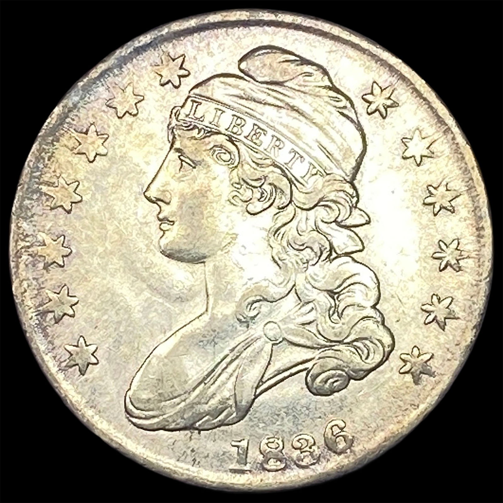 1836 Capped Bust Half Dollar CHOICE AU (1 of 2)