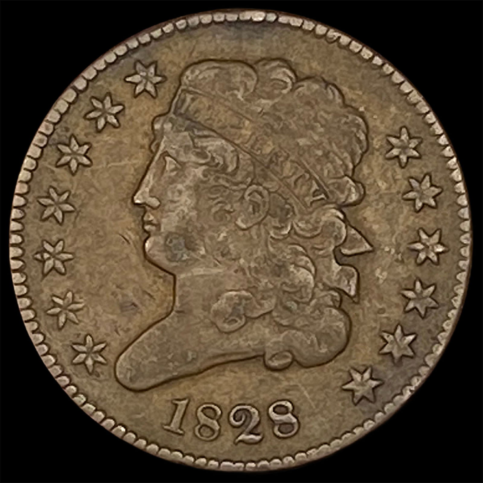 1828 Classic Head Half Cent LIGHTLY CIRCULATED (1 of 2)