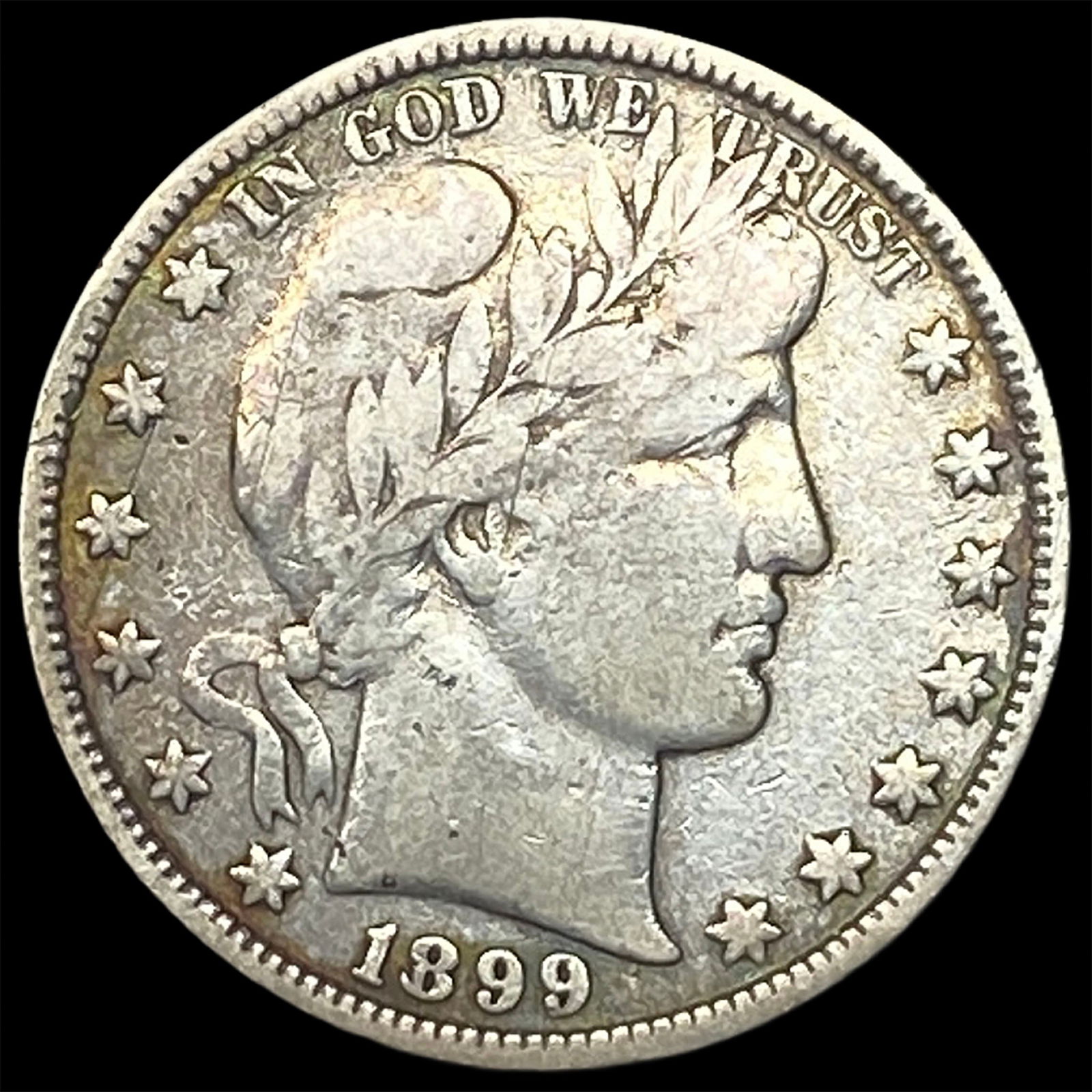 1899-O Silver Barber Half Dollar LIGHTLY CIRCULATED (1 of 2)